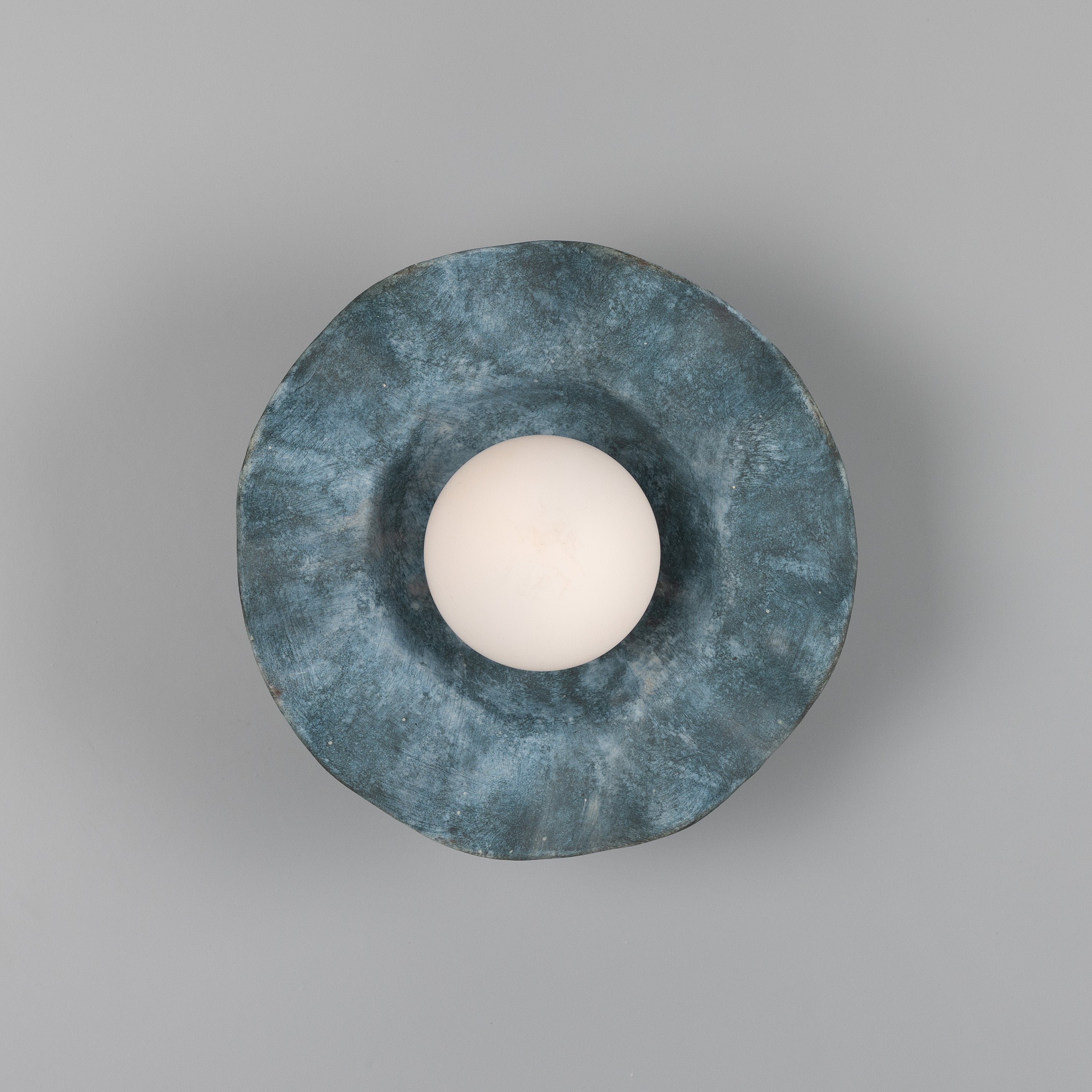 Mullan Rivale Wall Light - Blue Earth with Finish Options
