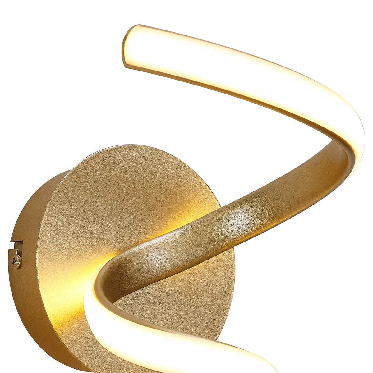 Fabula Bluebell Spiral Wall Light – 18 cm – Champagne Gold