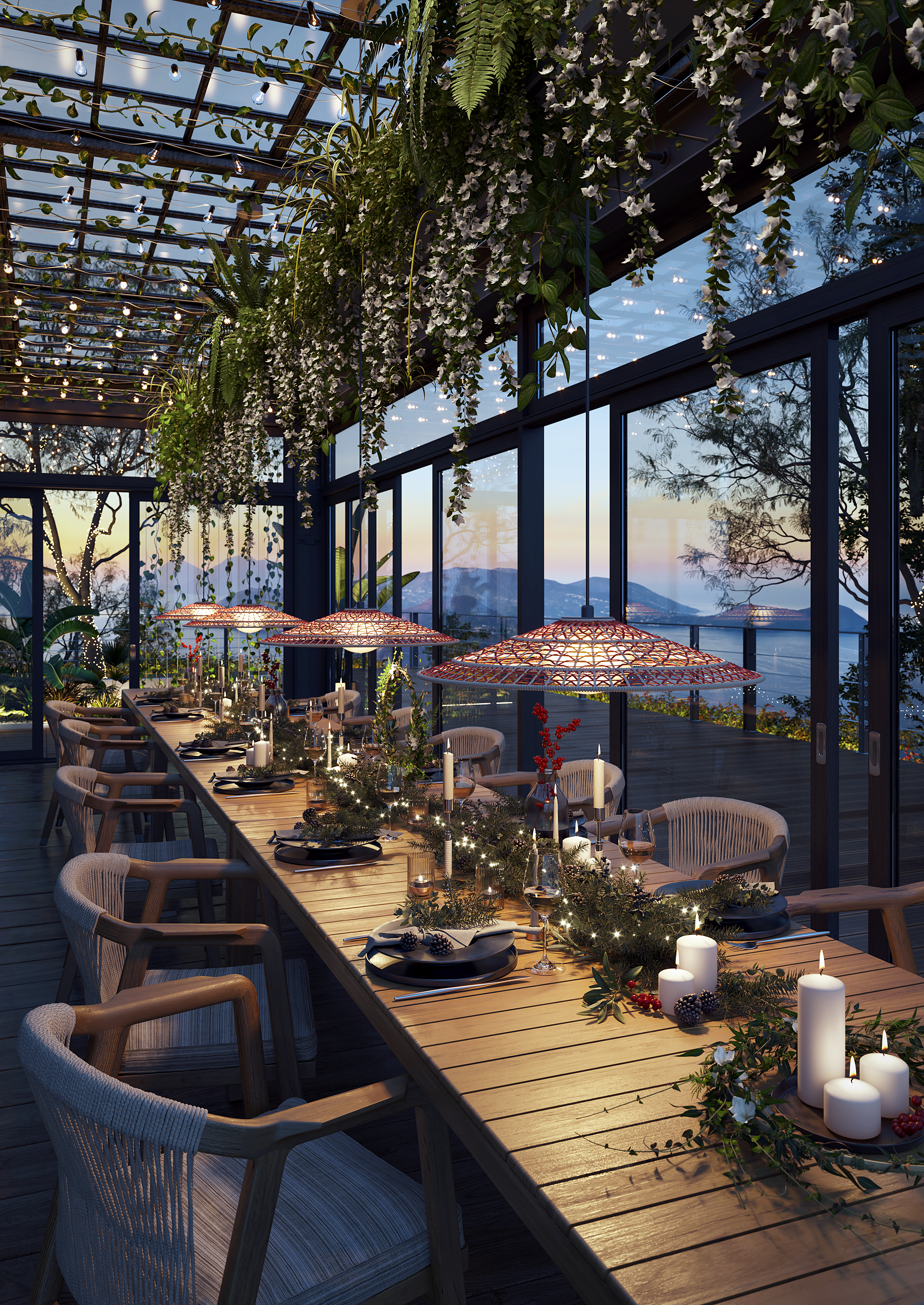 Bover Nans S/55 Outdoor Pendant