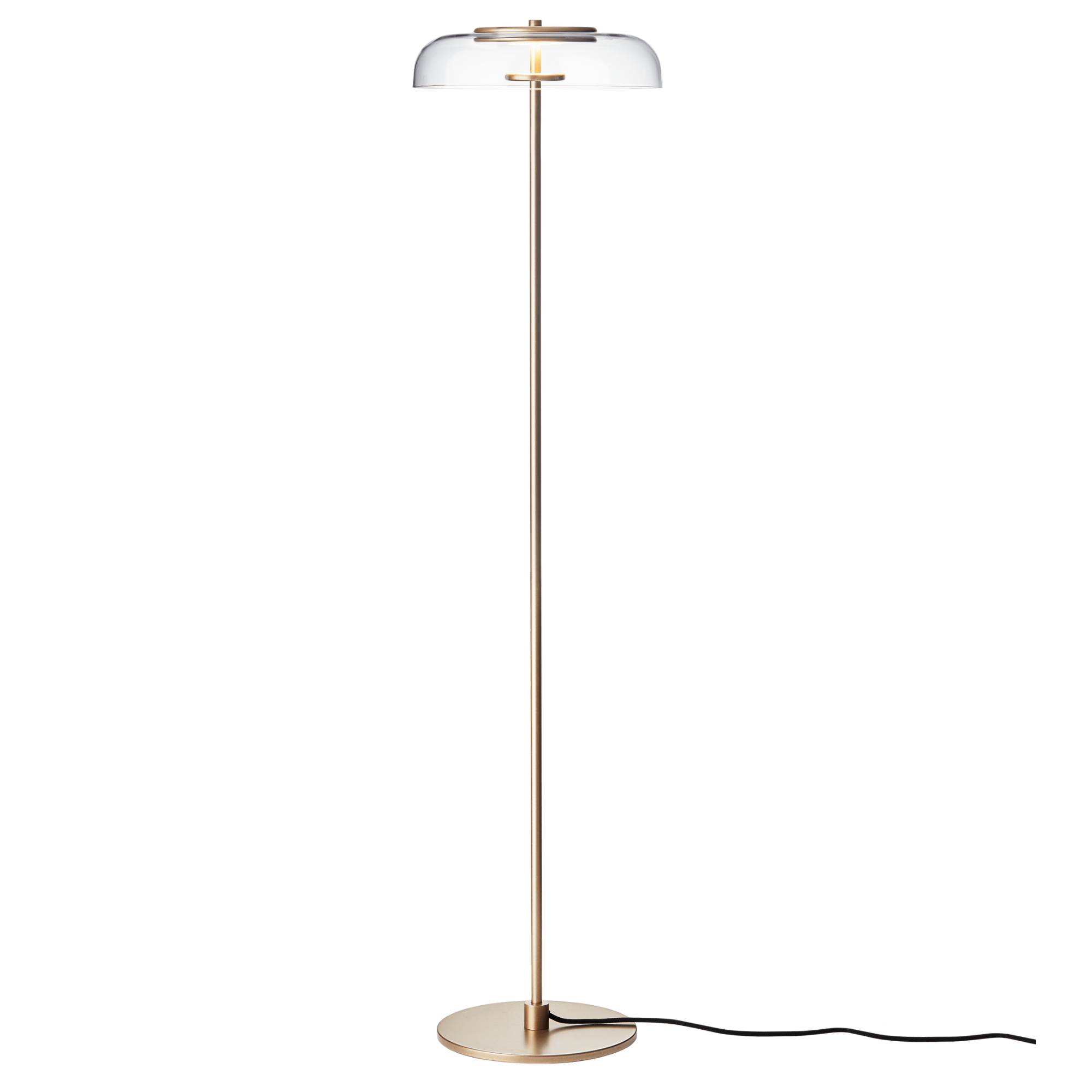 Nuura Blossi Floor Lamp - Nordic Gold & Clear Glass