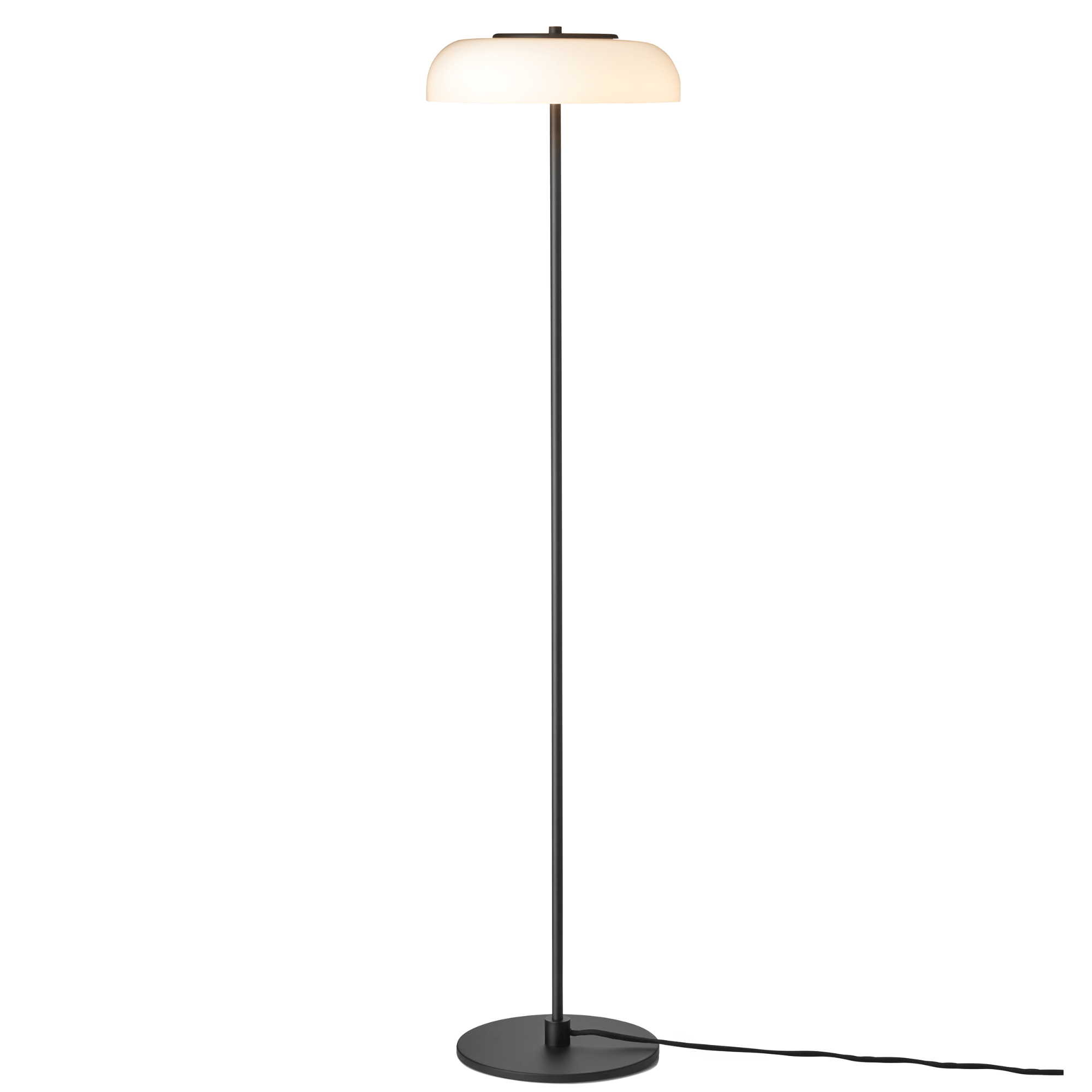 Nuura Blossi Floor Lamp - Black & Opal Glass