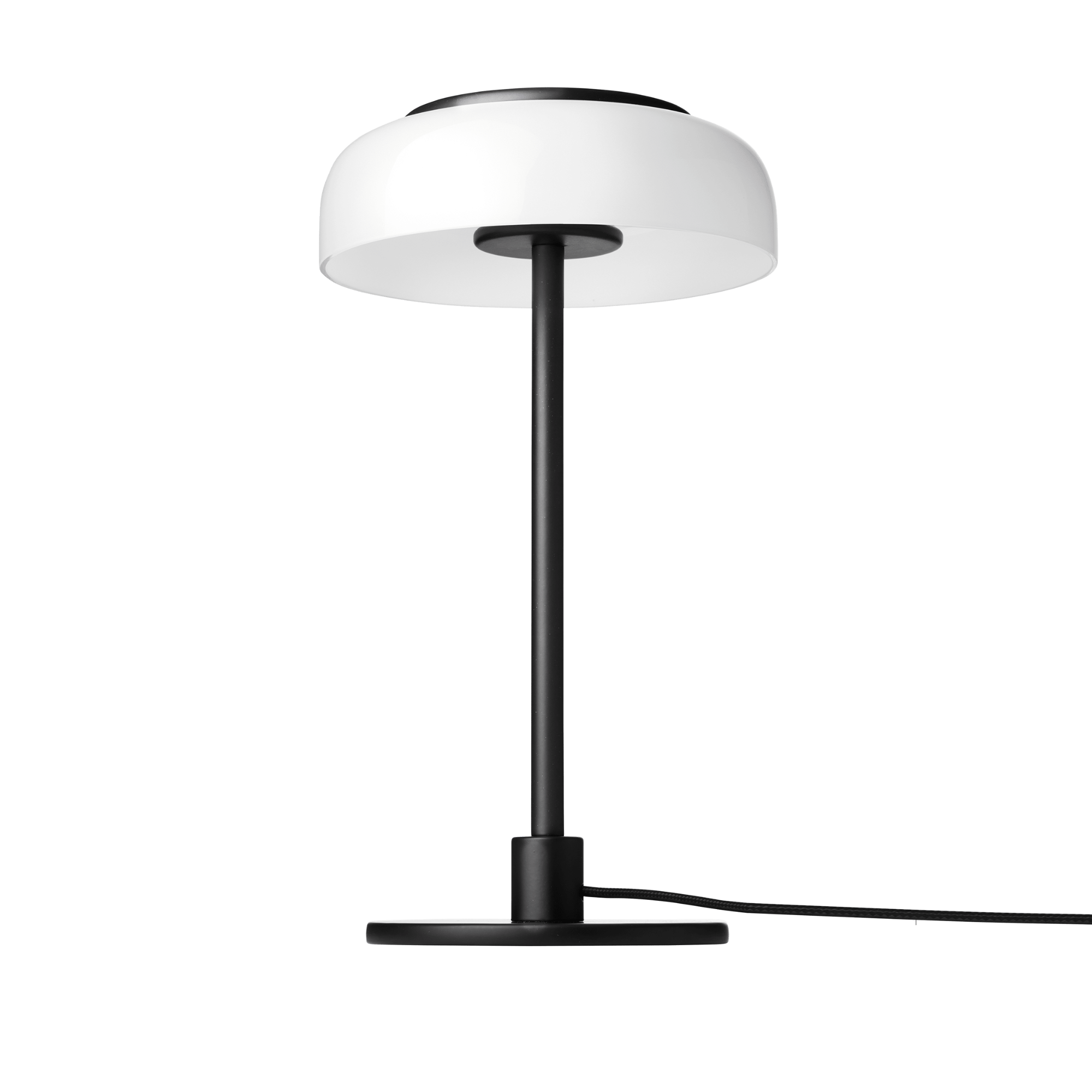 Nuura Blossi Small Table Lamp - Black & Opal Glass