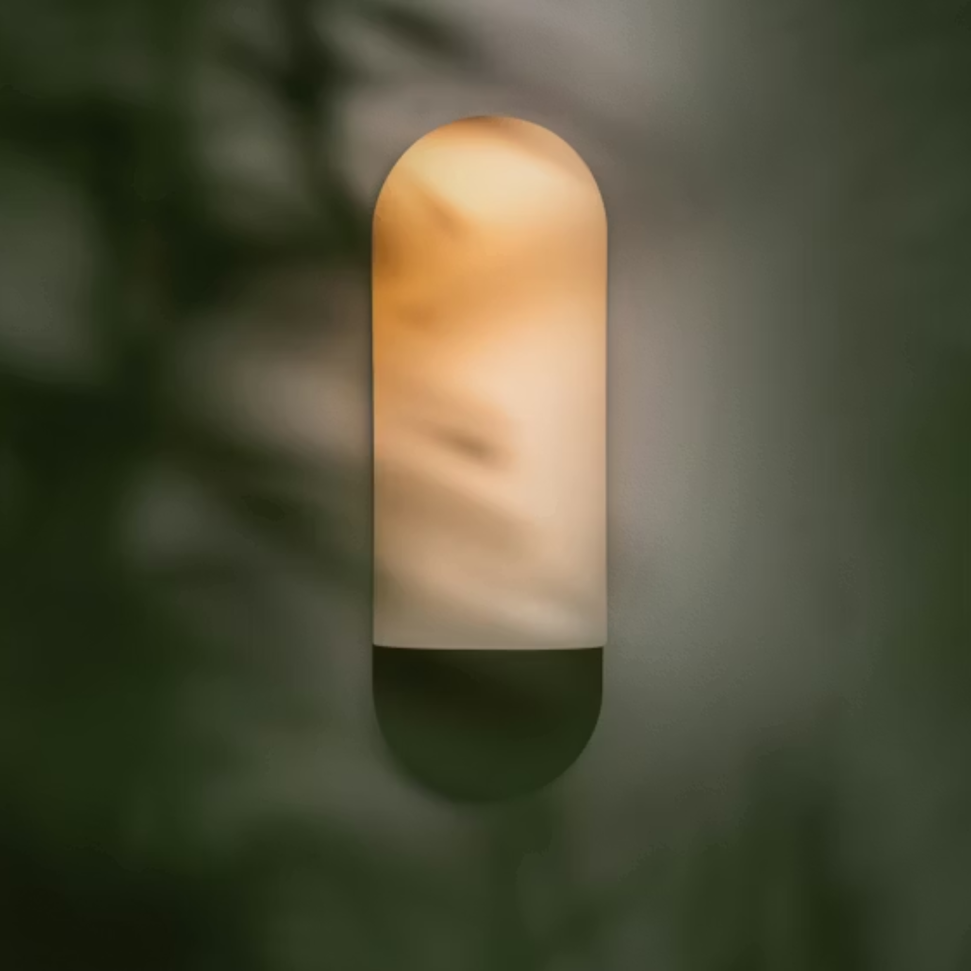 Schwung Odyssey Galloway Medium Single Wall Sconce Light - Opal Matte Glass