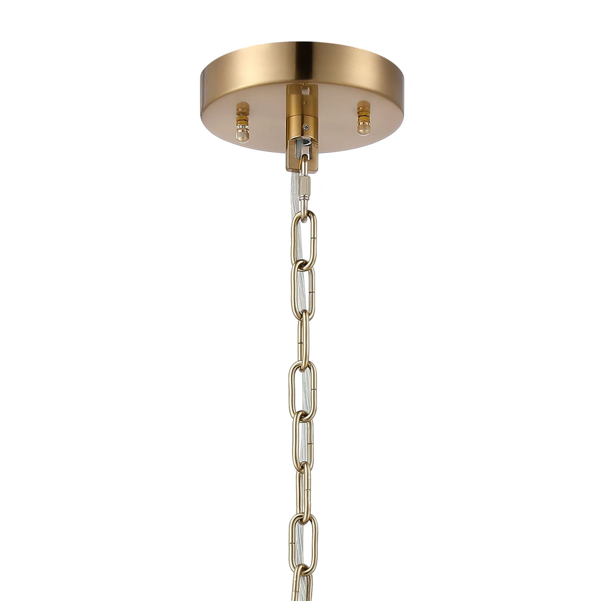Fabula Oakhurst IP /Semi Convertible Pendant Light – Gold & Clear Crystal – IP44