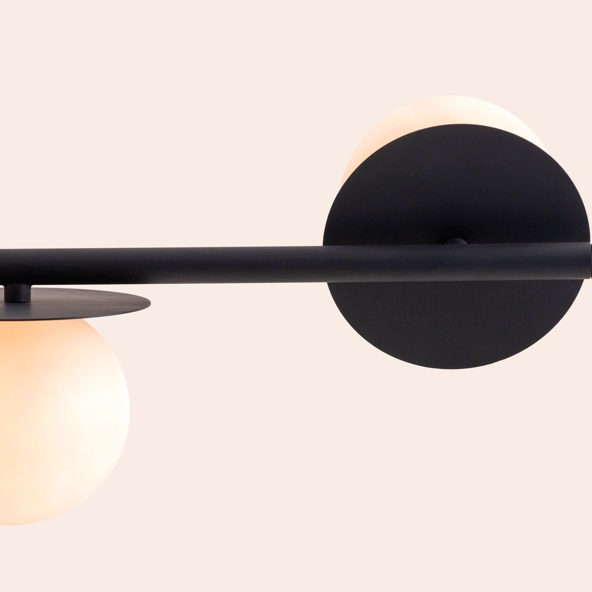 houseof. Opal Disk Ceiling Light IP44 - Charcoal