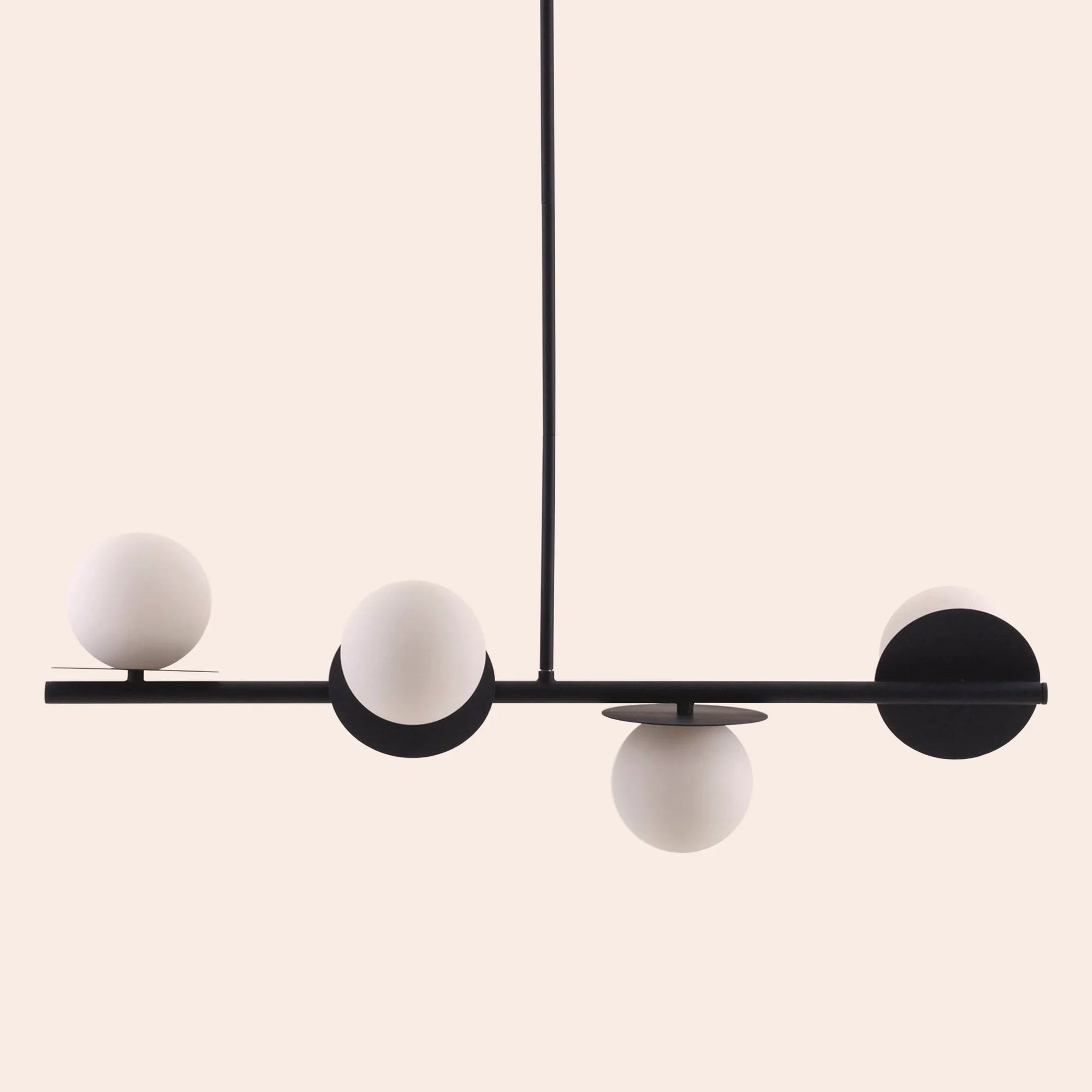 houseof. Opal Disk Ceiling Light IP44 - Charcoal