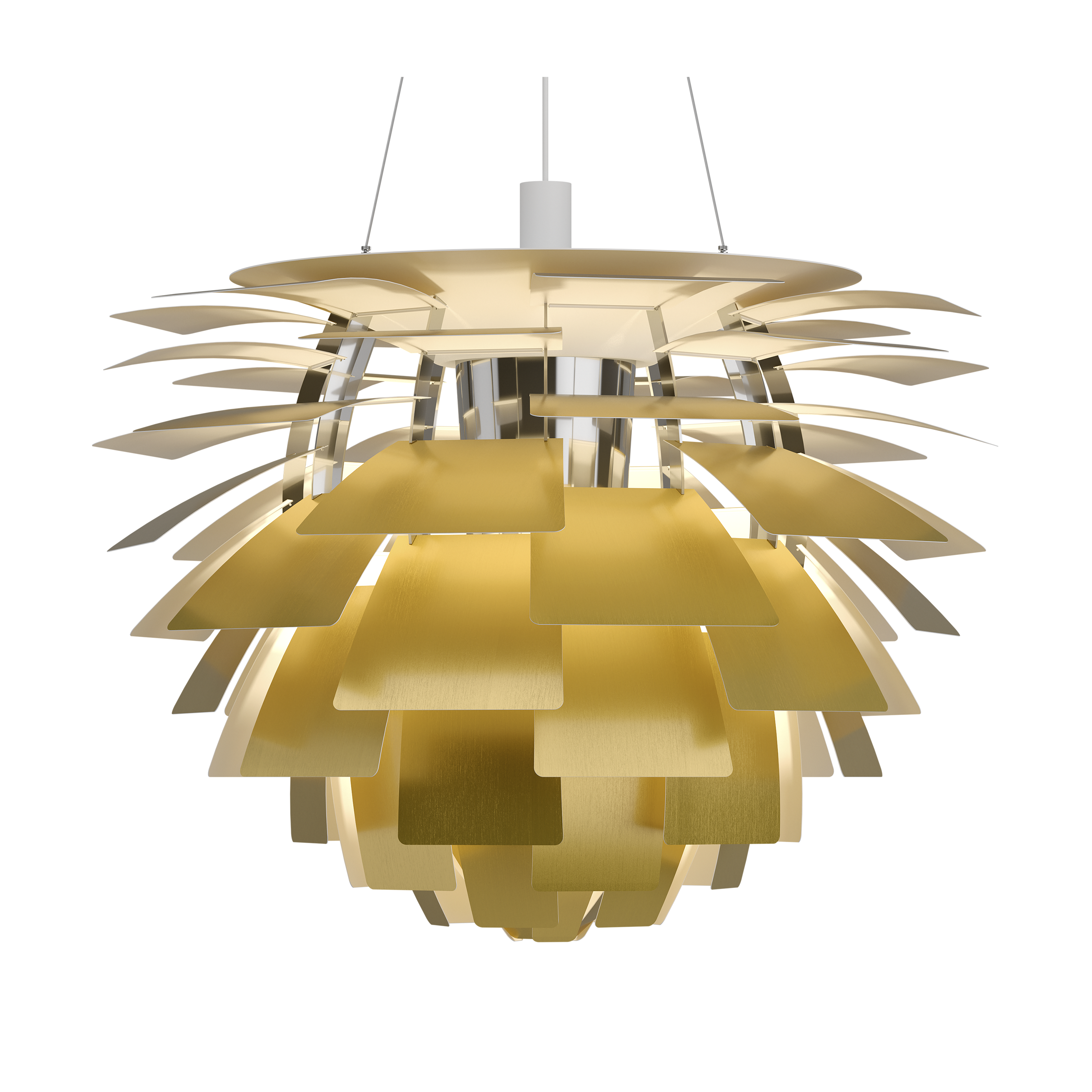 Louis Poulsen PH Artichoke E27 Pendant Light 84cm Diameter - Metallic Collection