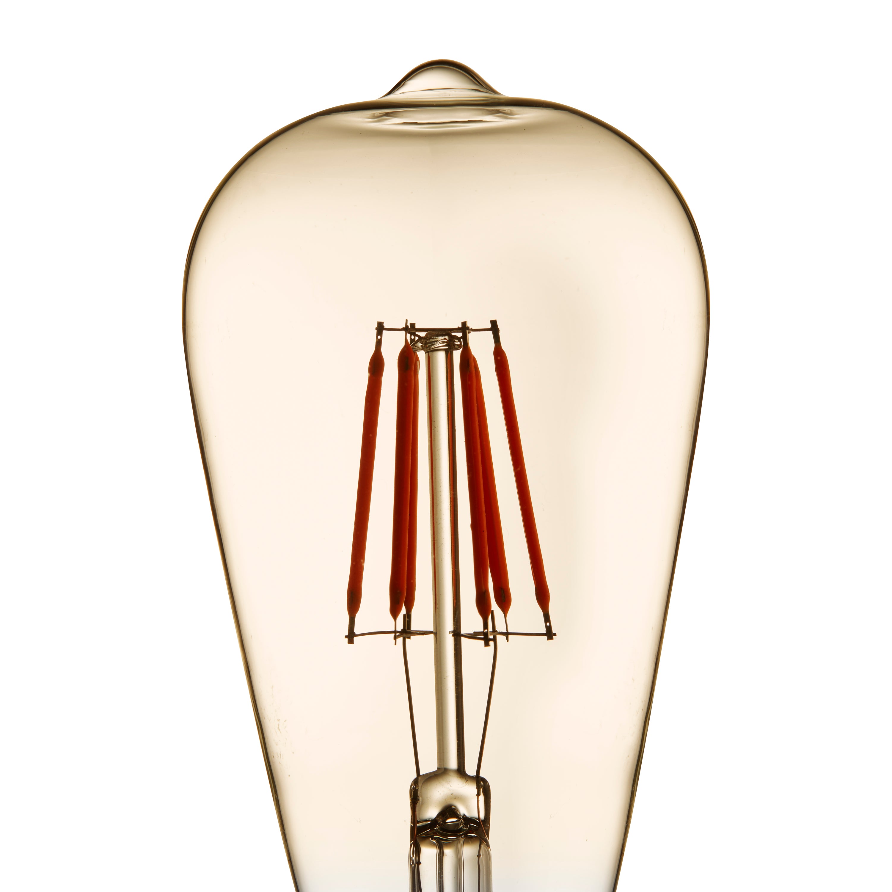 Searchlight E27 LED 6W Filament Squirrel Lamp - 2700K - Dimmable - Amber Glass - Pack of 5