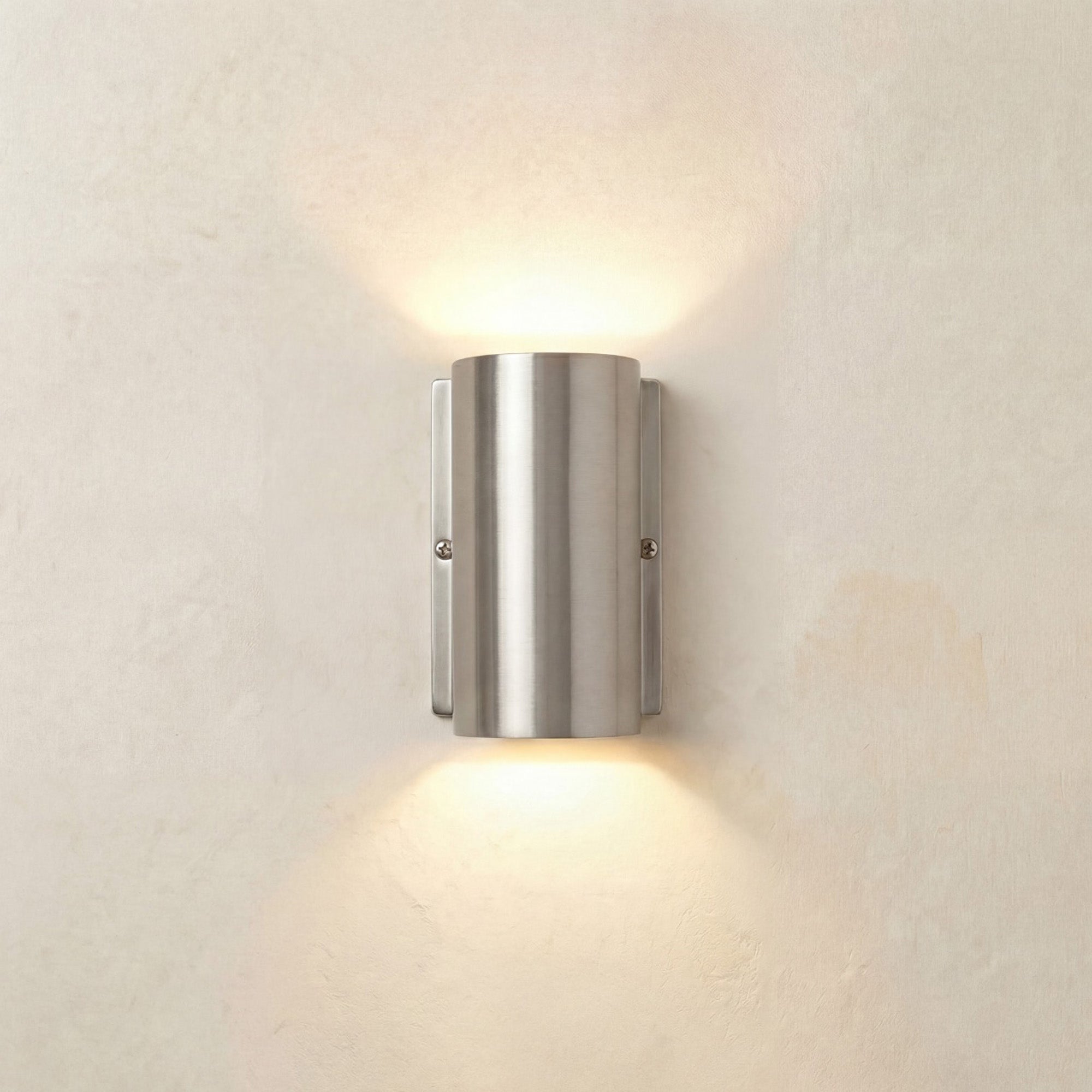 Navigator Pharos Compact Up & Down Wall Light - Satin Nickel