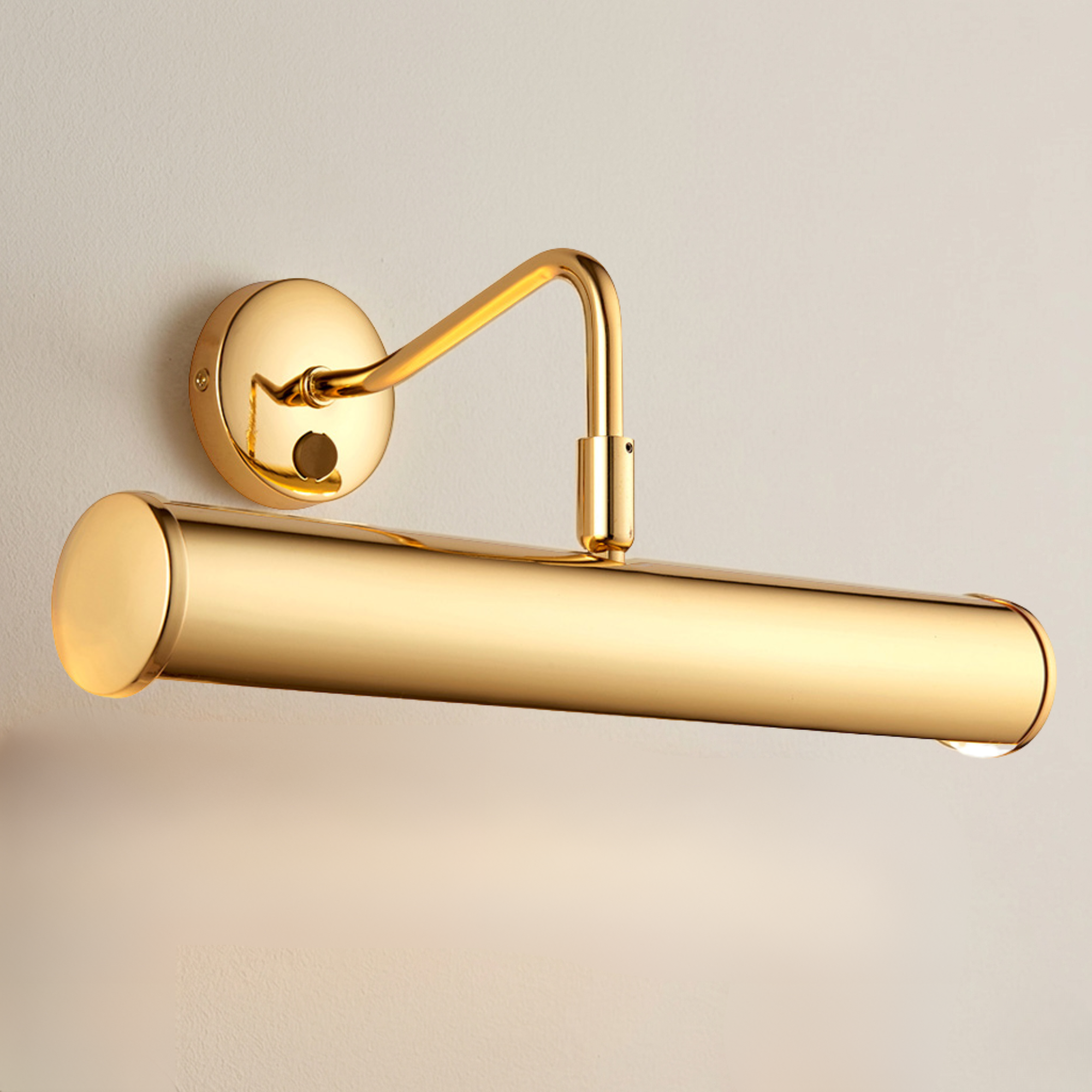 Endon Turner 2 Light Wall Light - Brass Plate