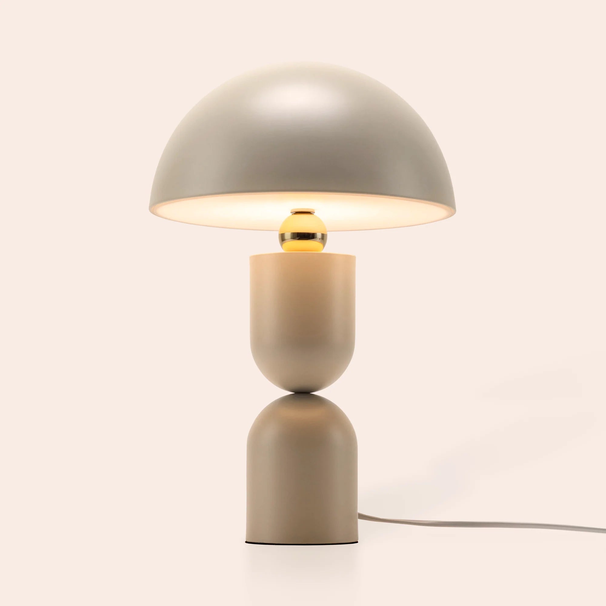 houseof. Mushroom Table Lamp - Sand