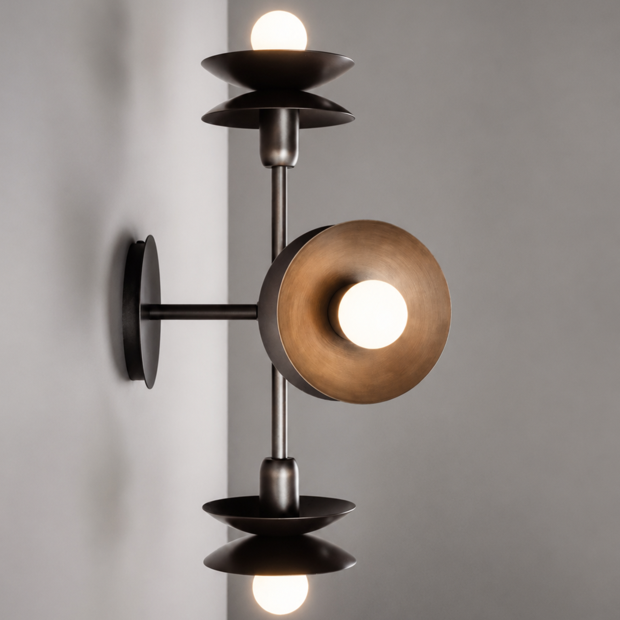 Schwung Babylon 4 Light Flush/Wall Sconce Light