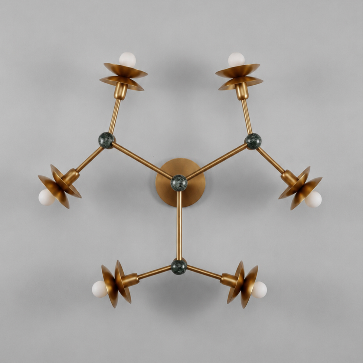 Schwung Babylon 6 Light Flush/Wall Sconce Light