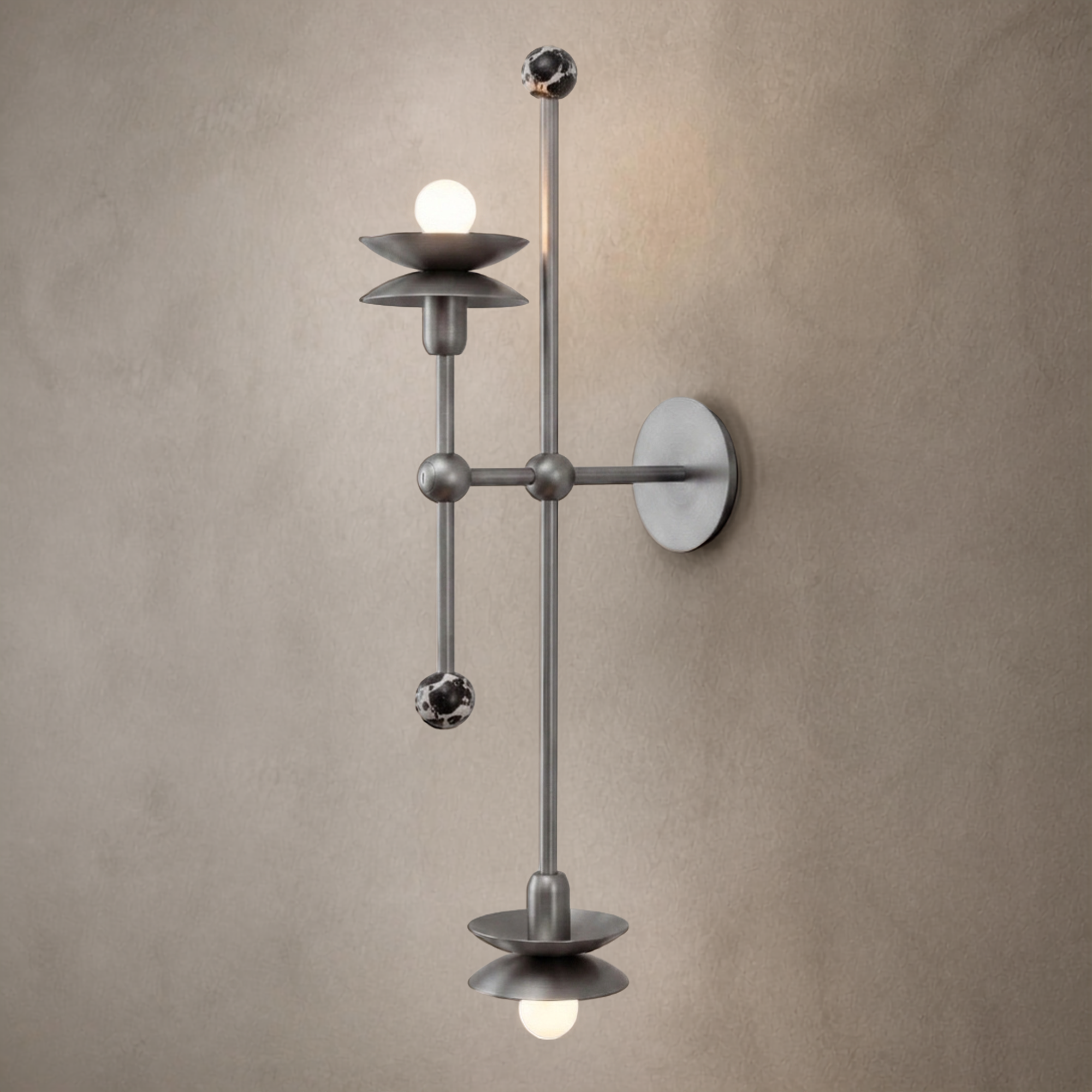 Schwung Babylon Double Flush/Wall Sconce Light