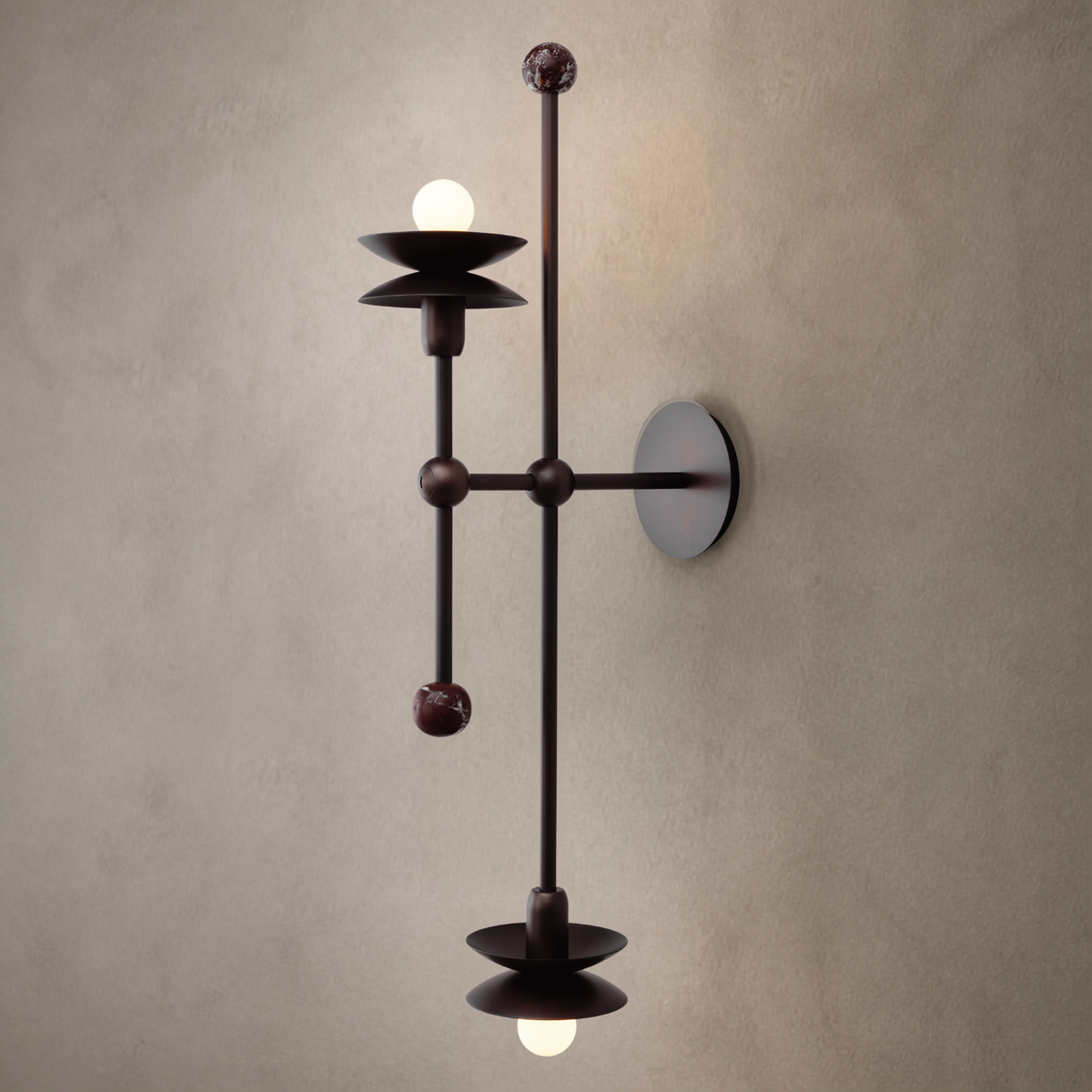 Schwung Babylon Double Flush/Wall Sconce Light