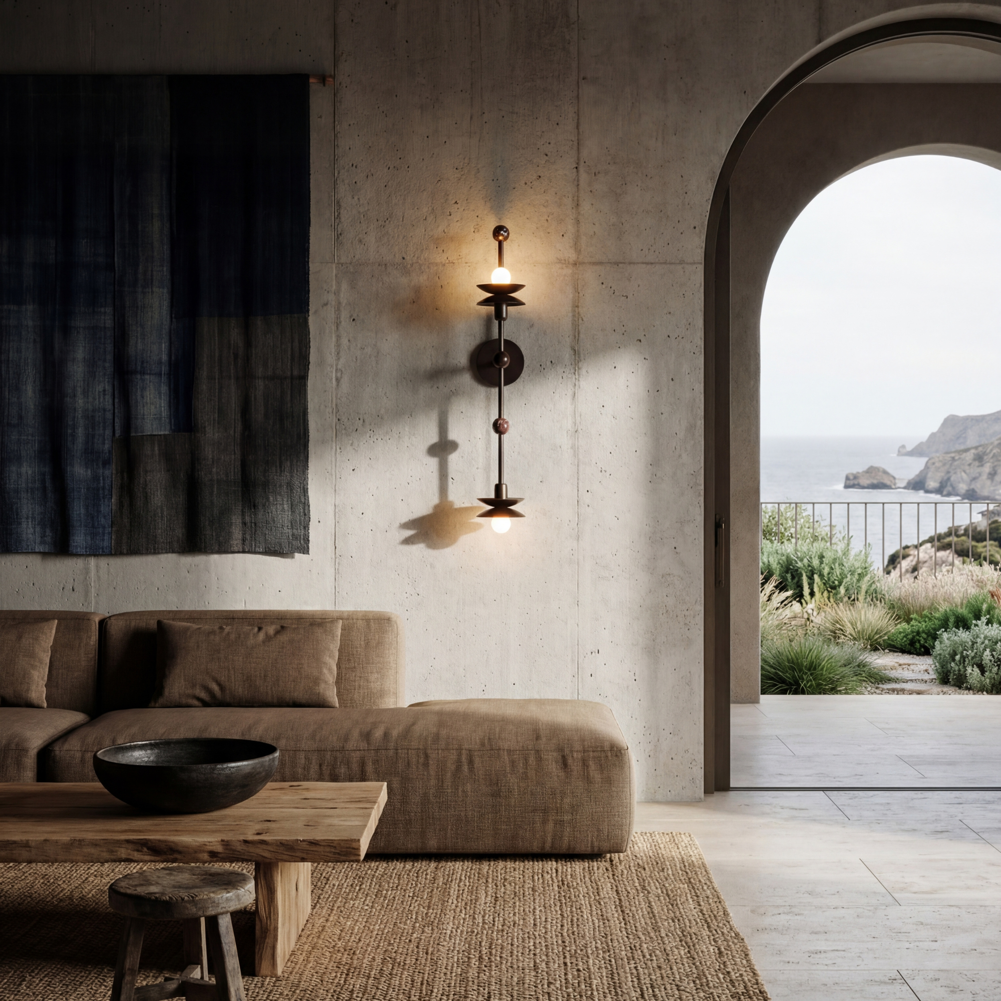 Schwung Babylon Double Flush/Wall Sconce Light