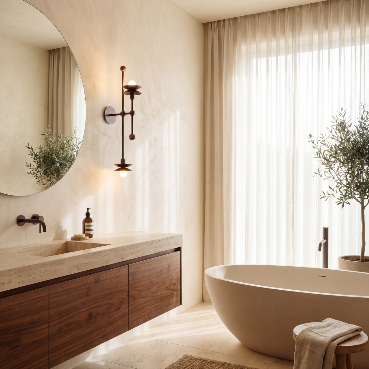 Schwung Babylon Double Flush/Wall Sconce Light