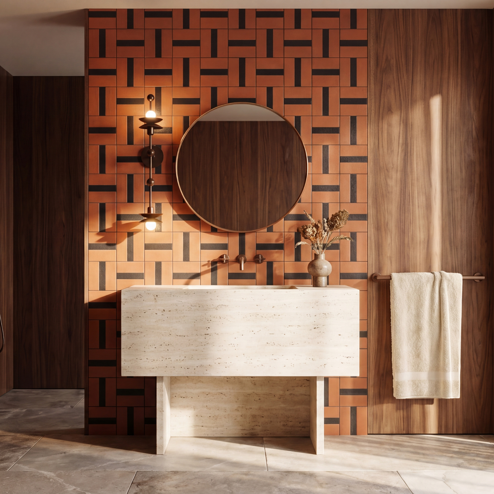 Schwung Babylon Double Flush/Wall Sconce Light