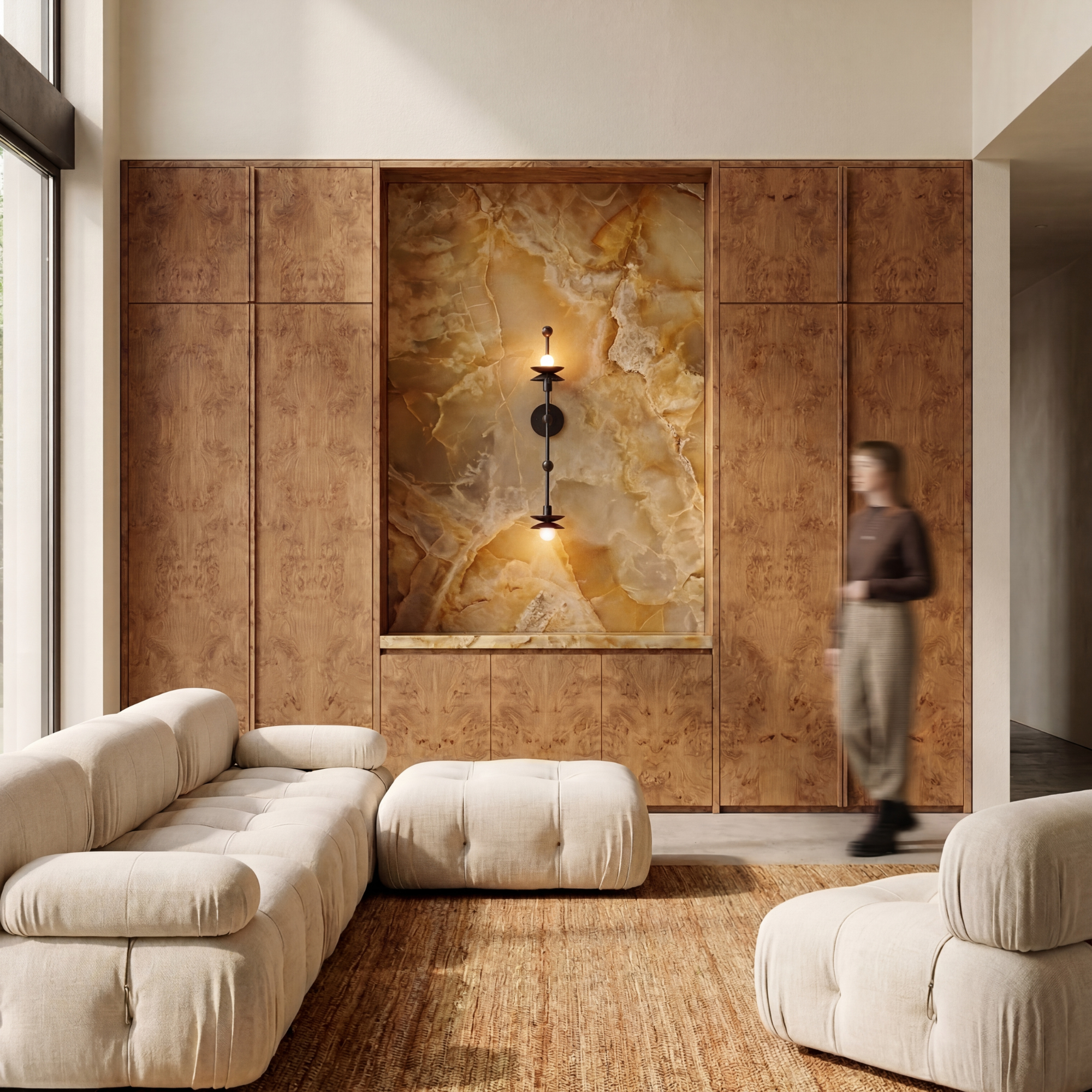 Schwung Babylon Double Flush/Wall Sconce Light