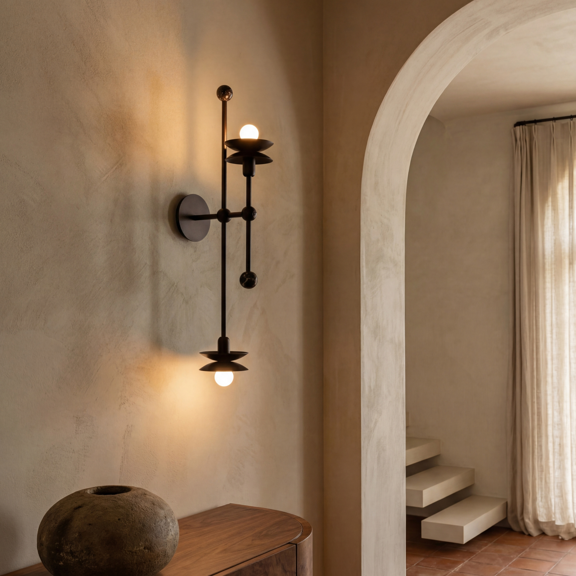 Schwung Babylon Double Flush/Wall Sconce Light
