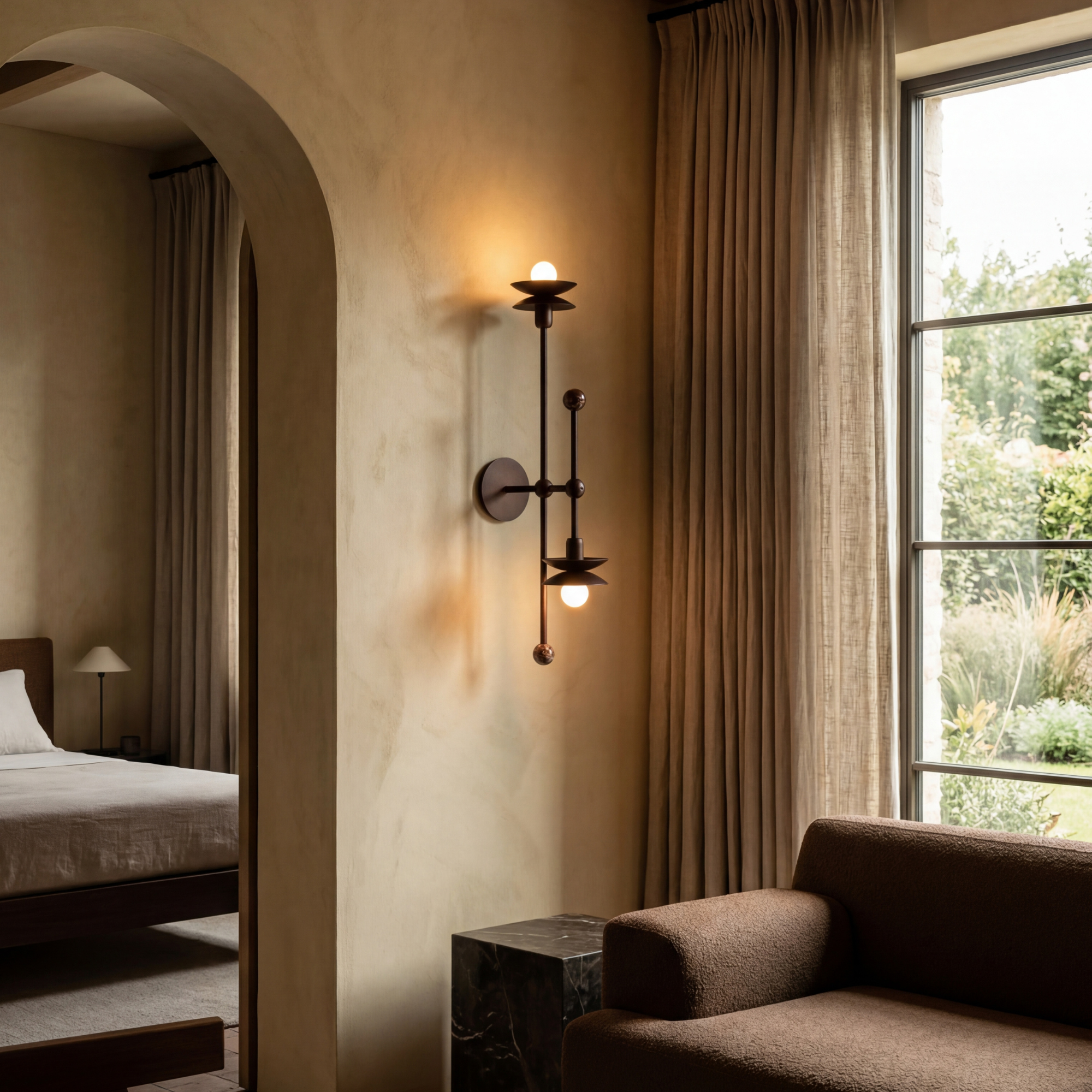 Schwung Babylon Double Flush/Wall Sconce Light