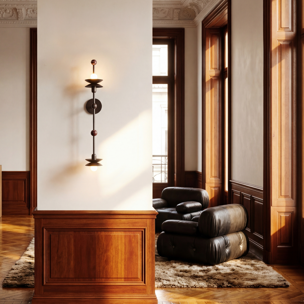 Schwung Babylon Double Flush/Wall Sconce Light