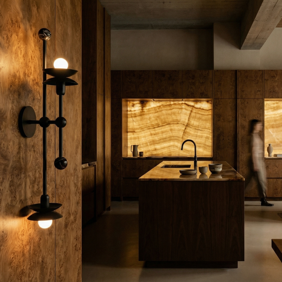 Schwung Babylon Double Flush/Wall Sconce Light