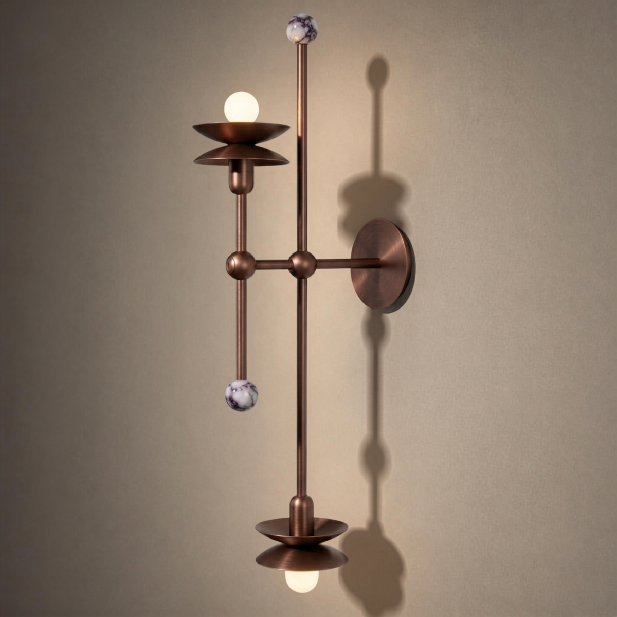 Schwung Babylon Double Flush/Wall Sconce Light