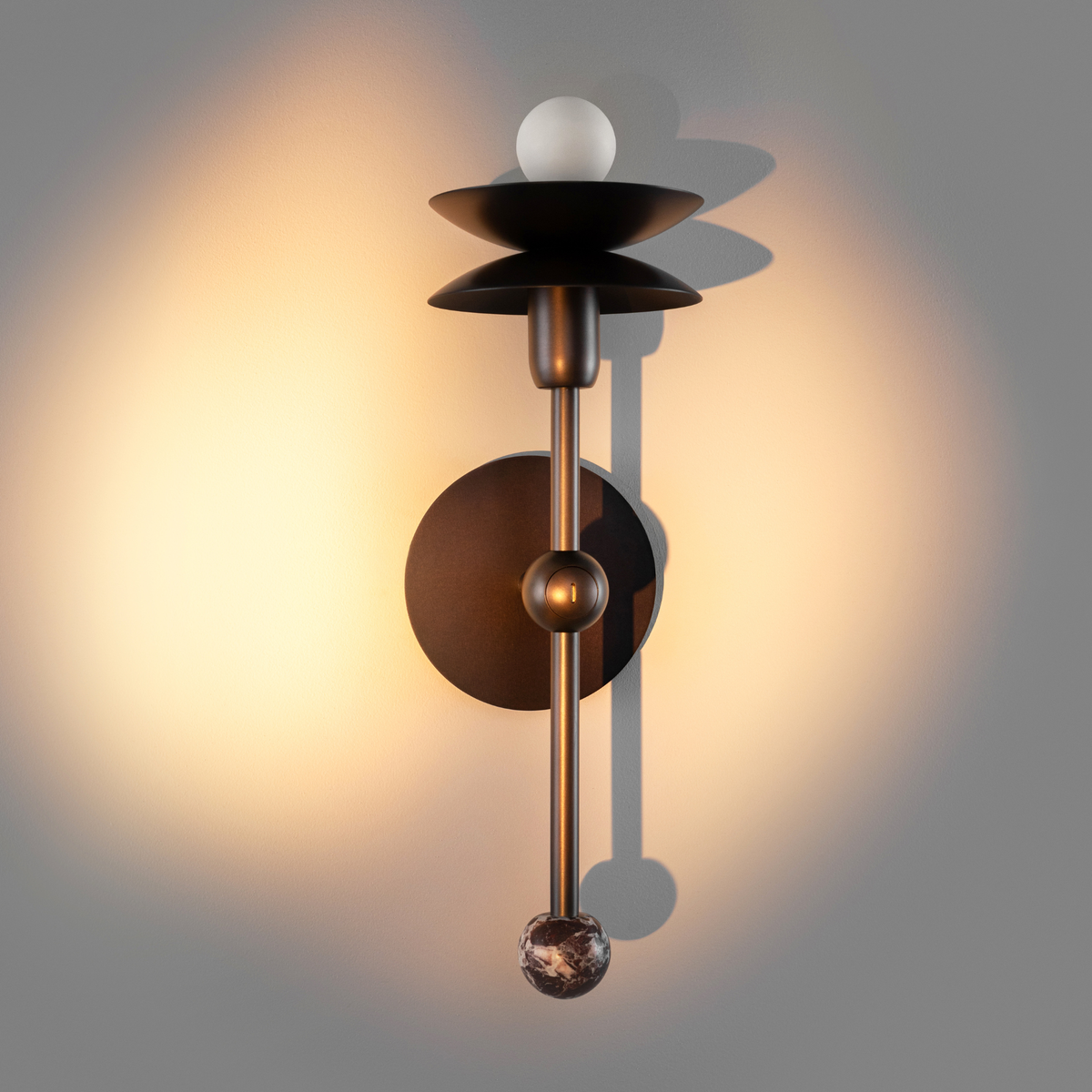 Schwung Babylon Single Wall Sconce Light