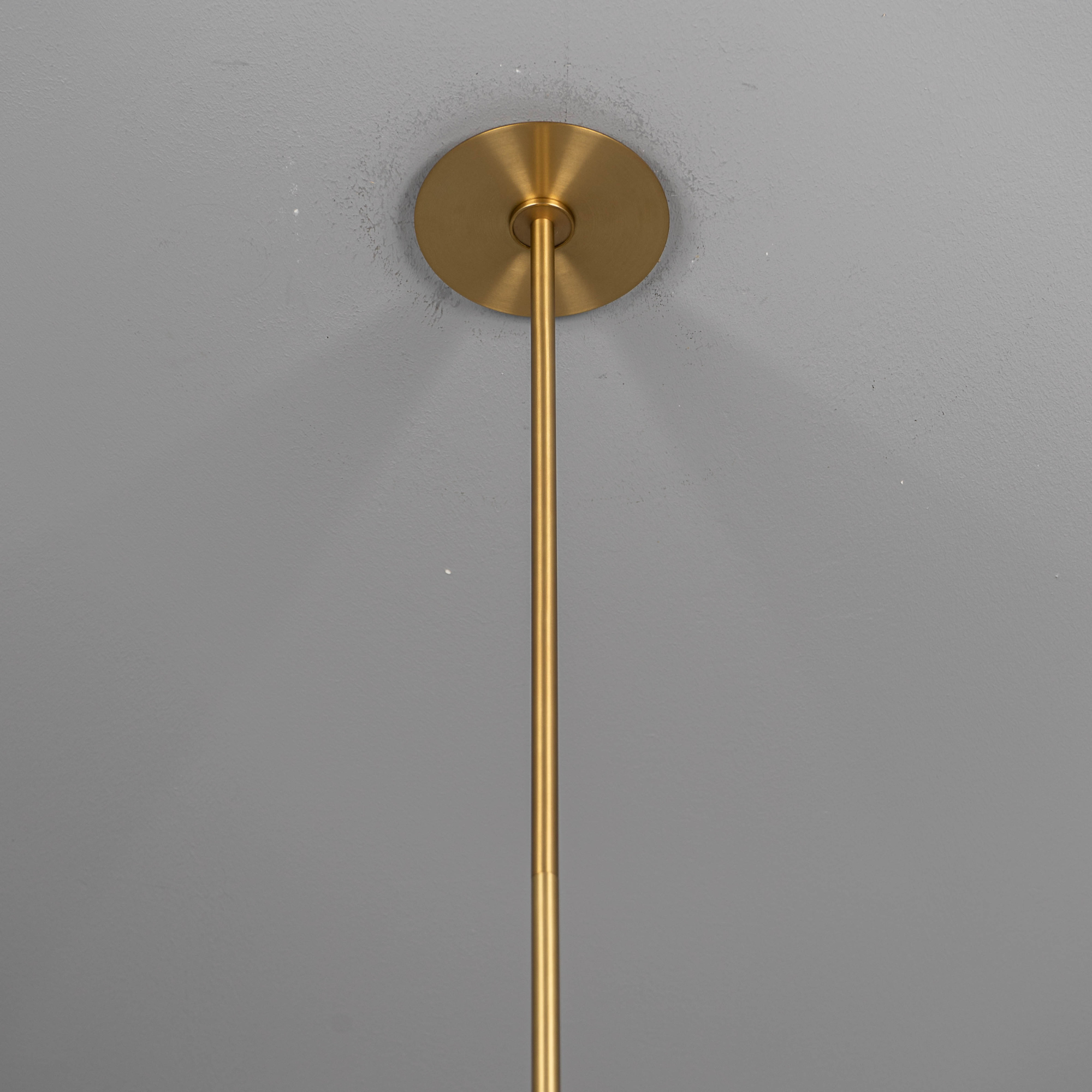 Schwung Molecule Spark Round 10 Light Chandelier - Frosted Glass