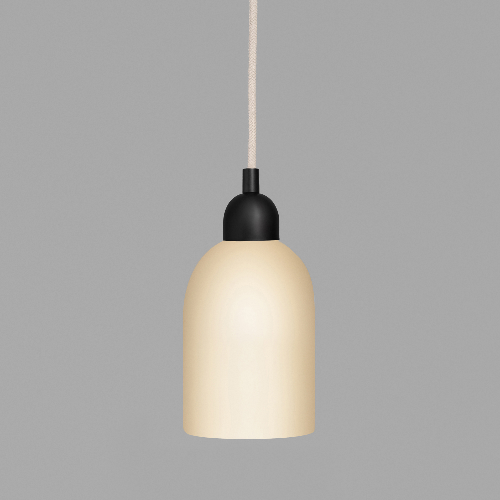Schwung Odyssey Single Small Pendant - Opal Mat Glass