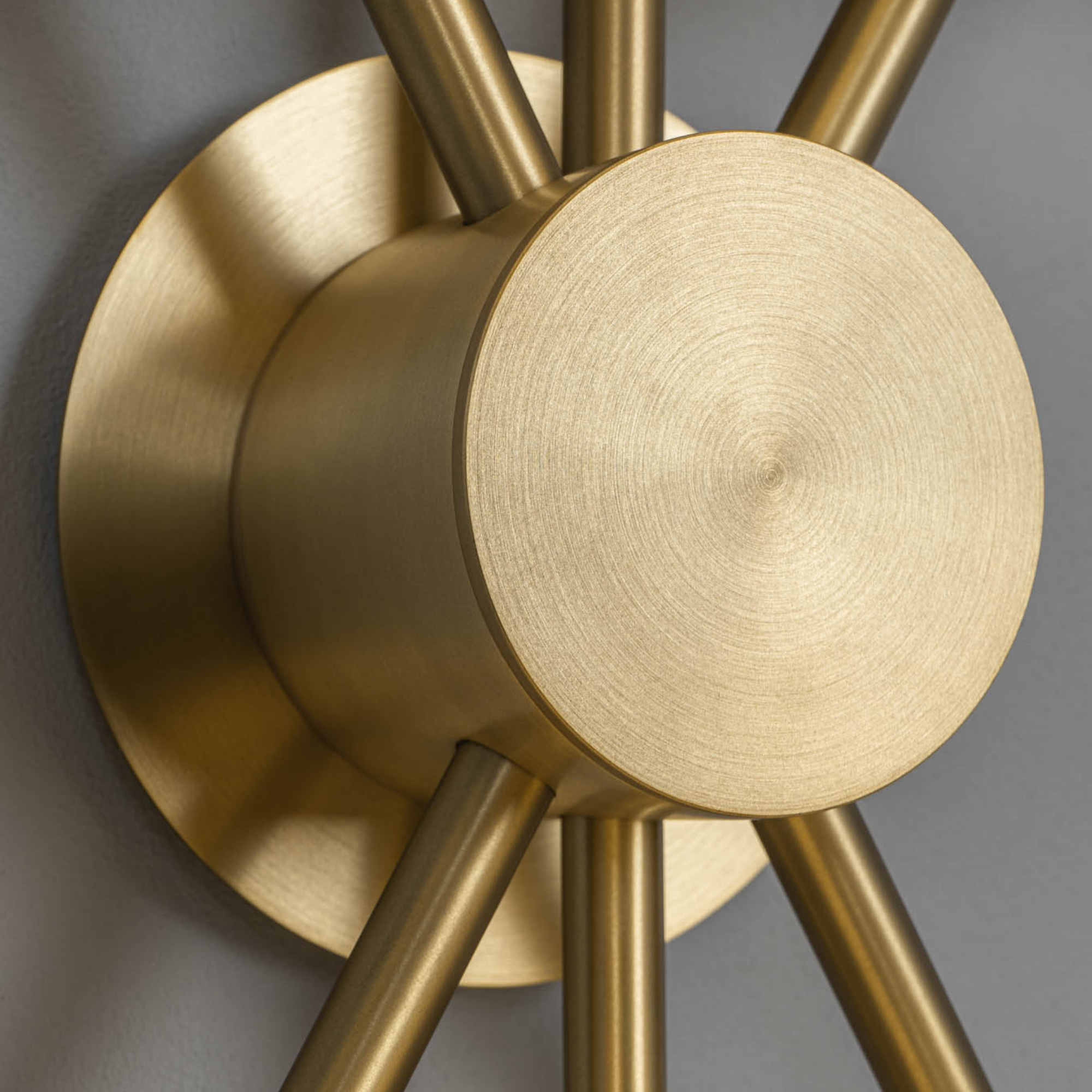Schwung Orion 6 Light Flush/Wall Sconce Light - Marble Glass