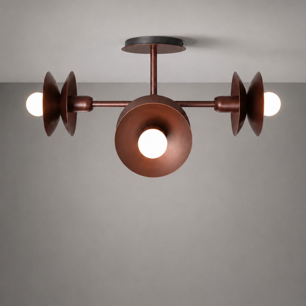 Schwung Babylon 4 Light Flush/Wall Sconce Light