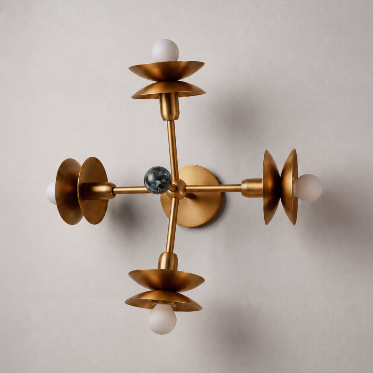 Schwung Babylon 4 Light Flush/Wall Sconce Light