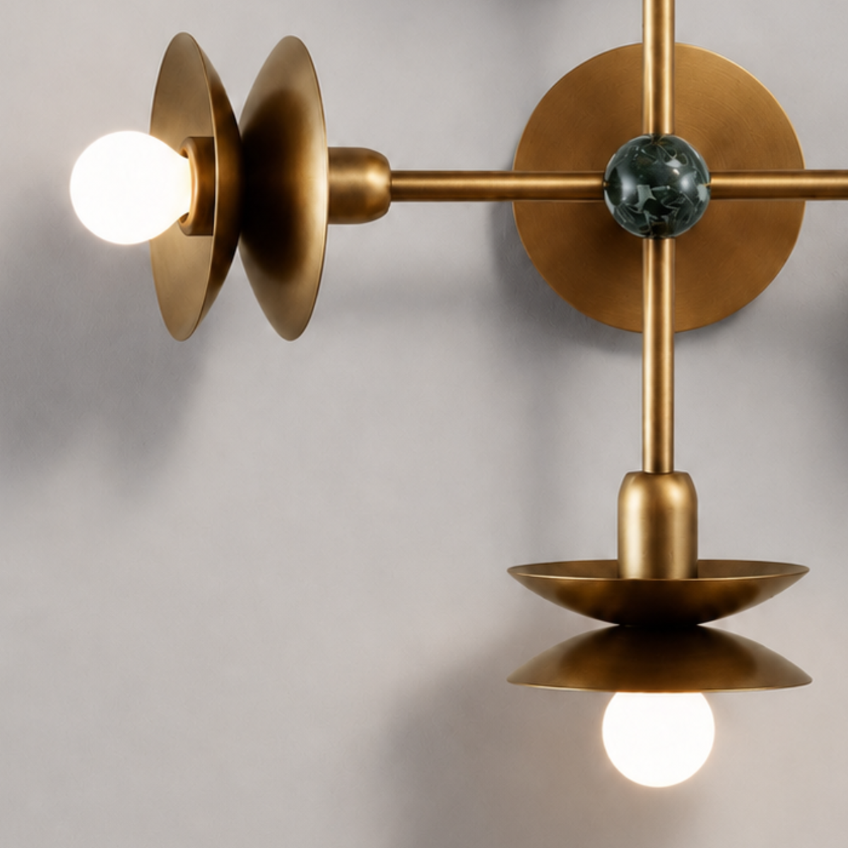Schwung Babylon 4 Light Flush/Wall Sconce Light