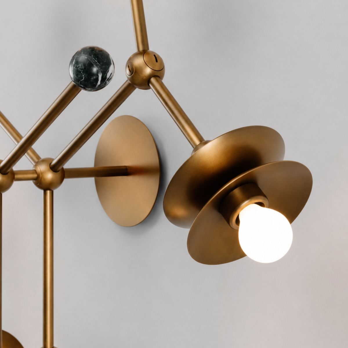 Schwung Babylon 6 Light Flush/Wall Sconce Light