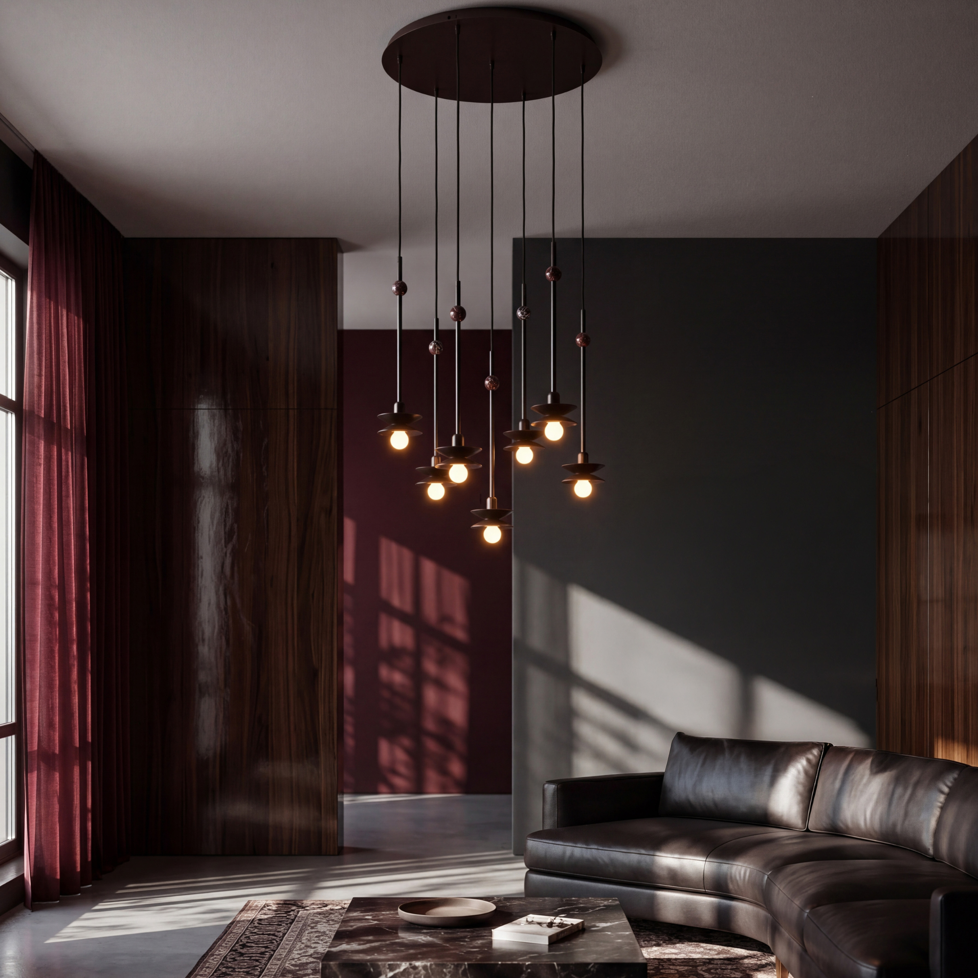 Schwung Babylon Cluster 7 Chandelier
