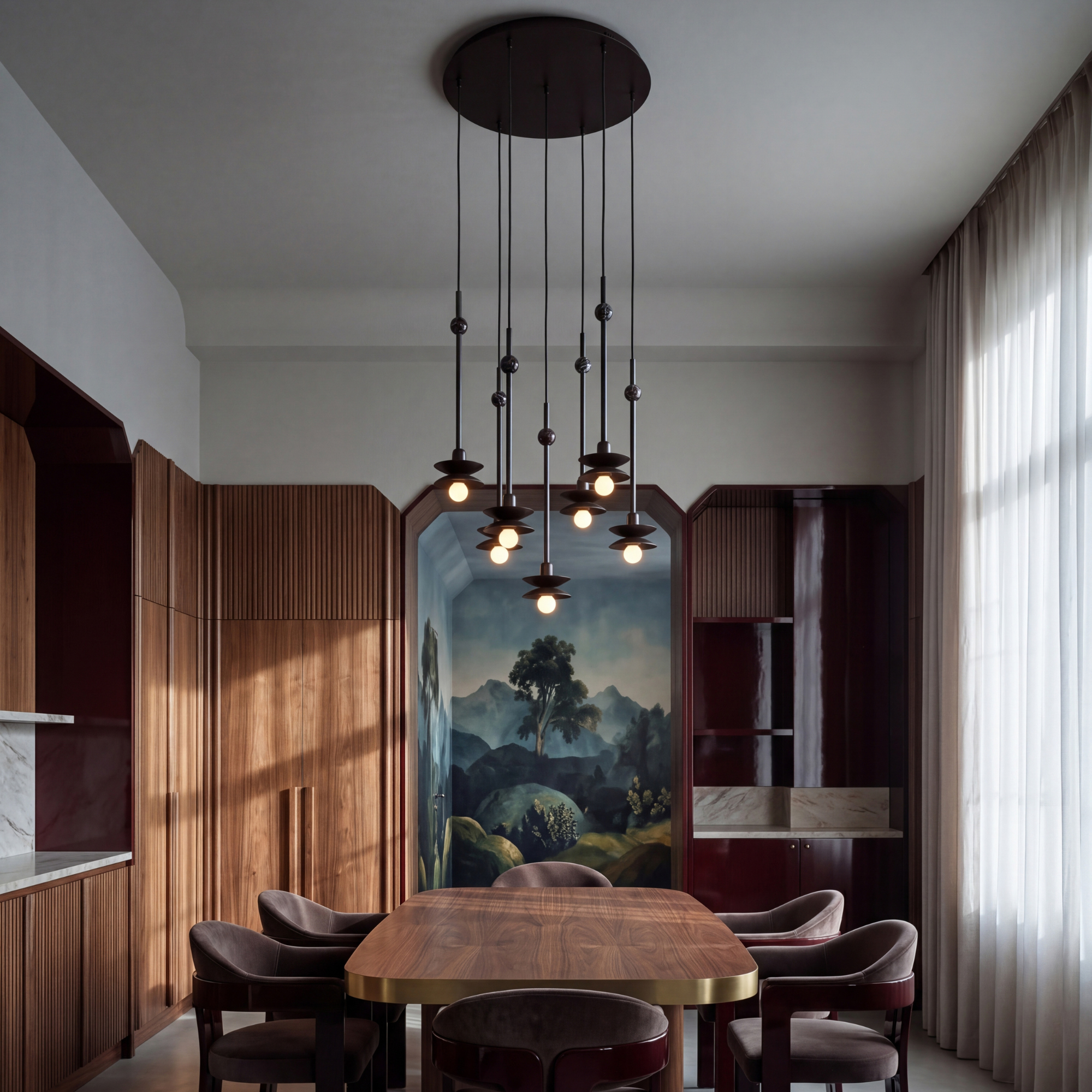 Schwung Babylon Cluster 7 Chandelier