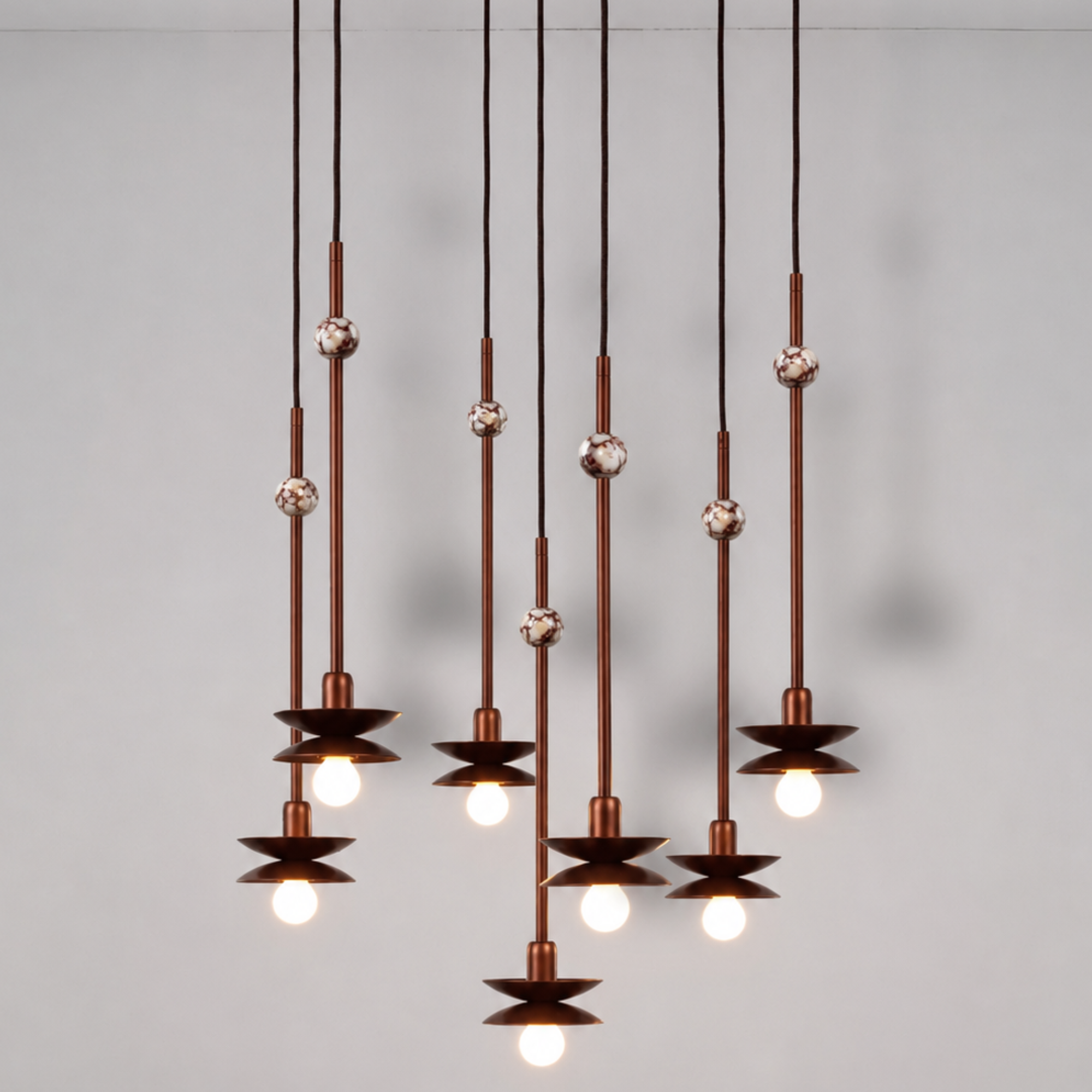 Schwung Babylon Cluster 7 Chandelier