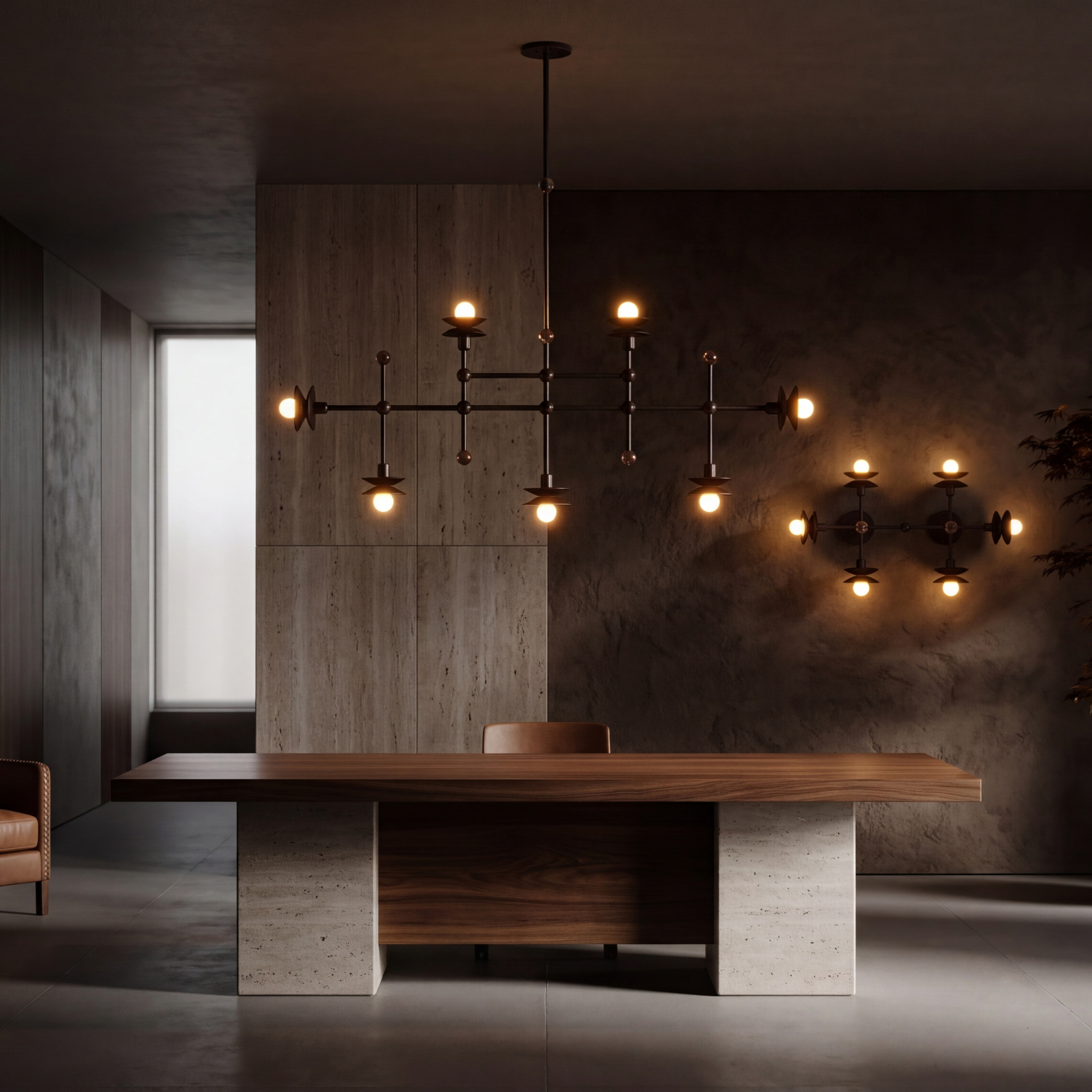 Schwung Babylon Linear 7 Light Chandelier