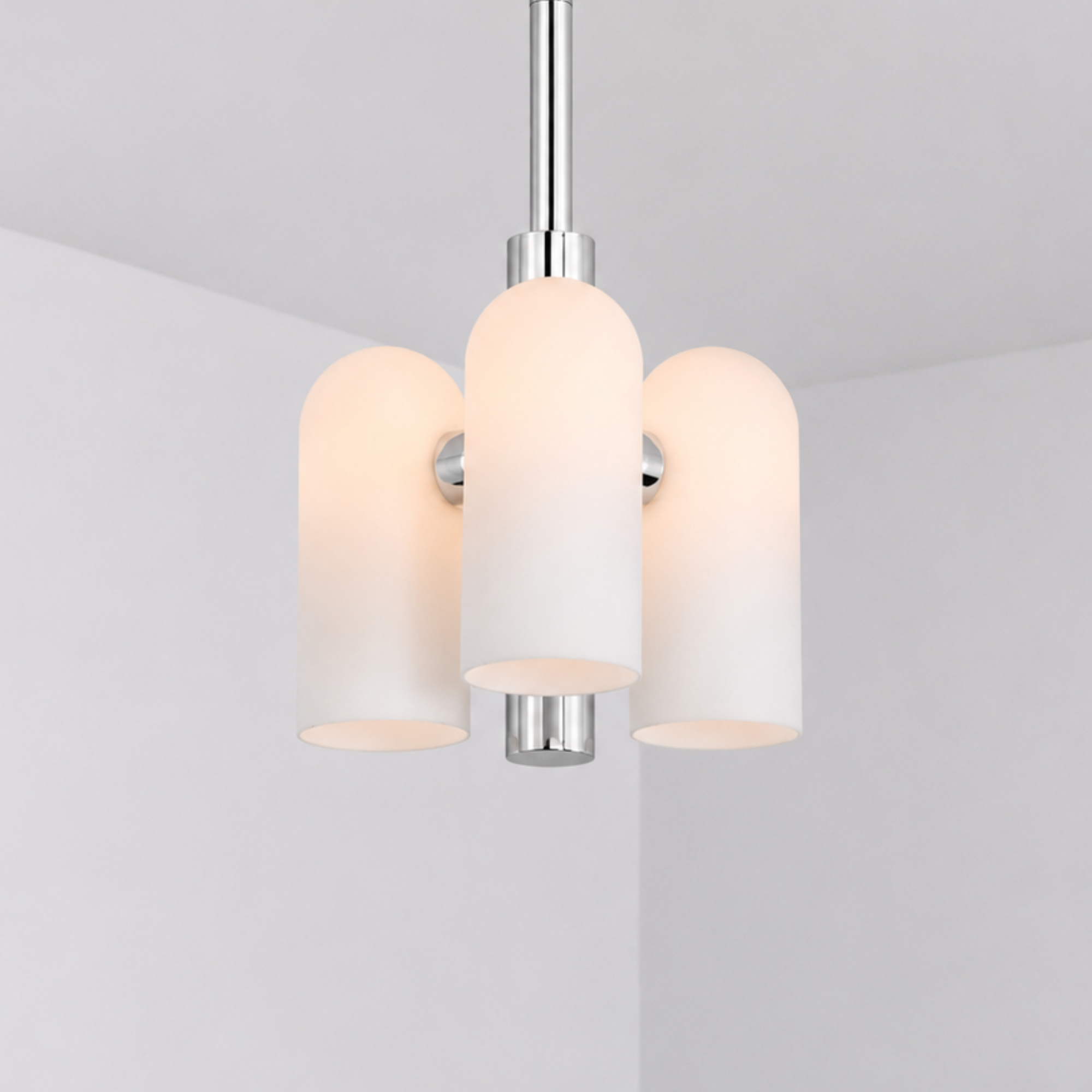 Schwung Odyssey 3 Light Pendant - Opal Mat Glass