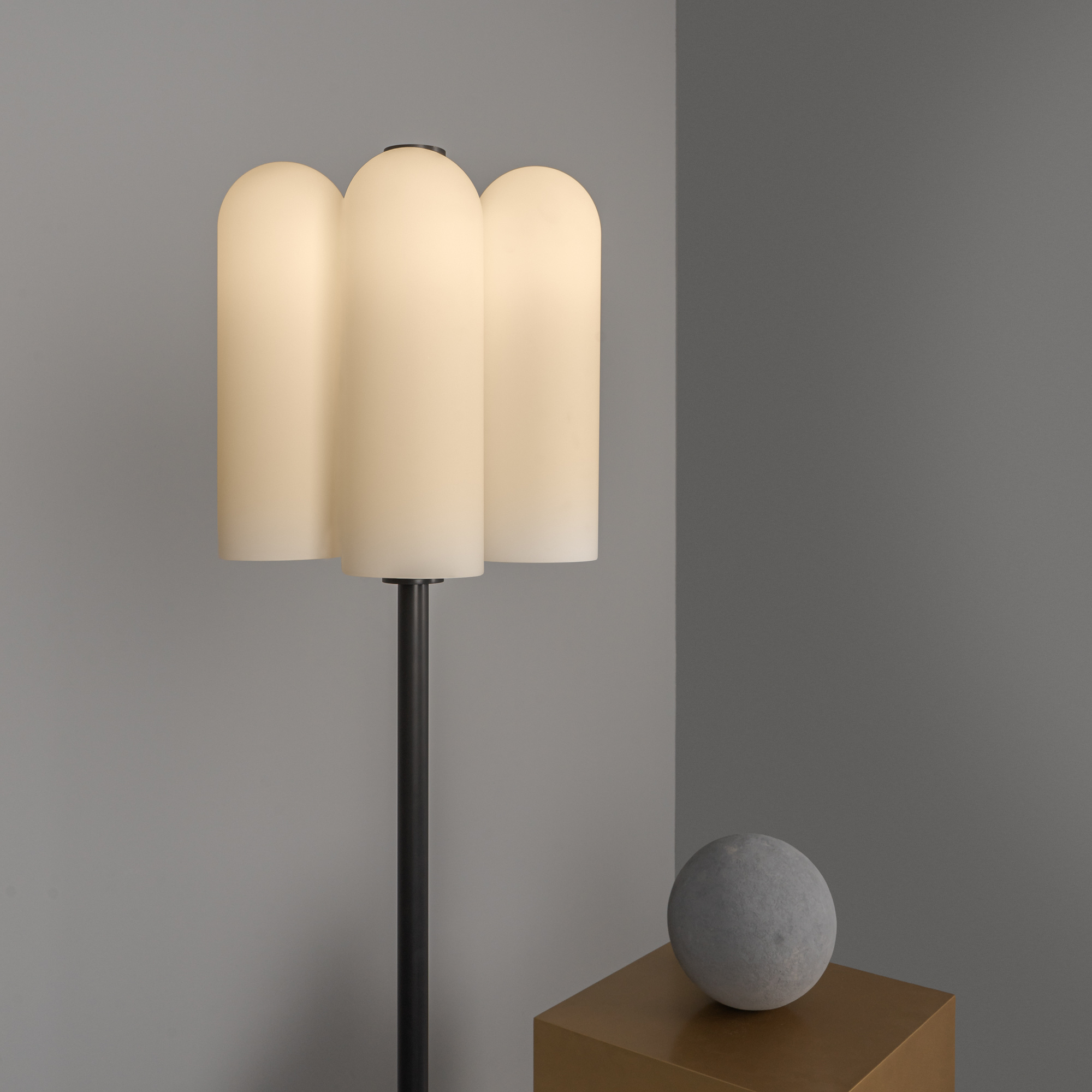 Schwung Odyssey 6 Floor Lamp - Opal Mat Glass