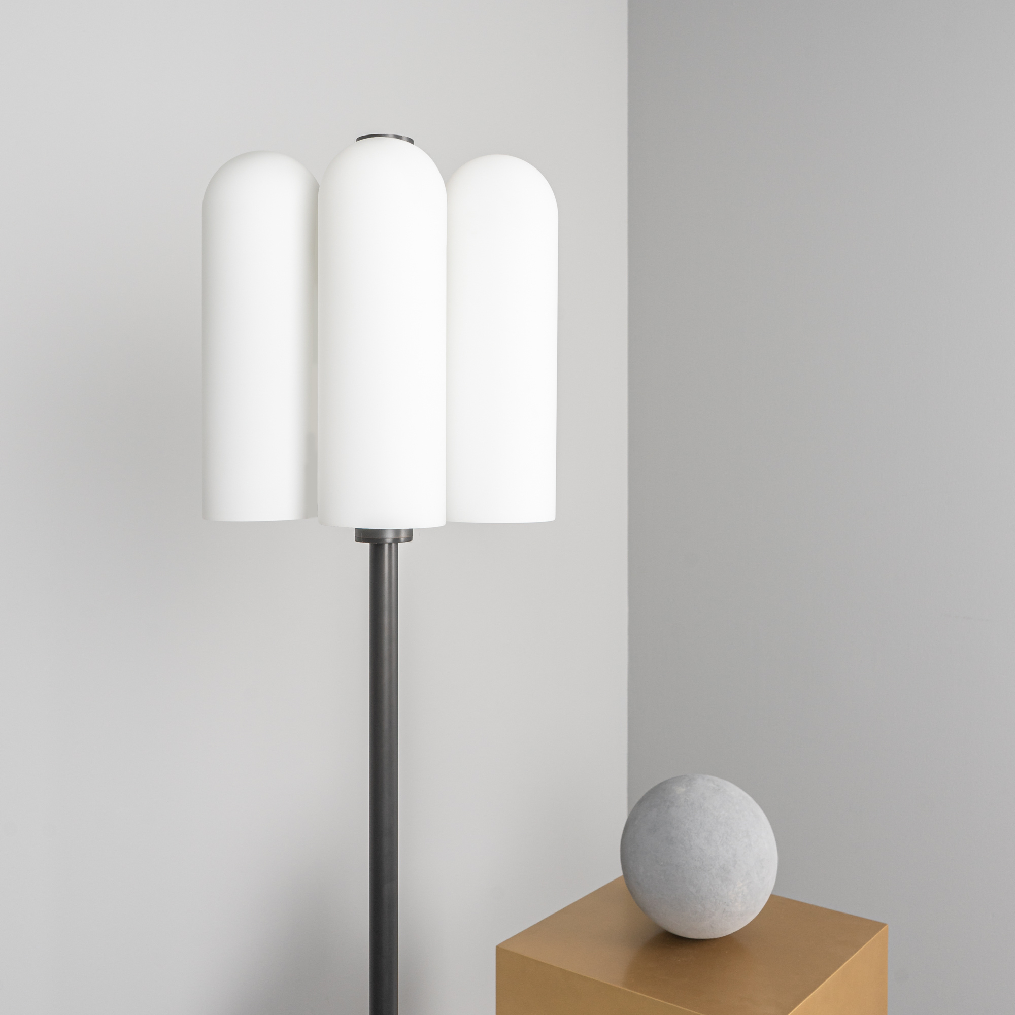 Schwung Odyssey 6 Floor Lamp - Opal Mat Glass