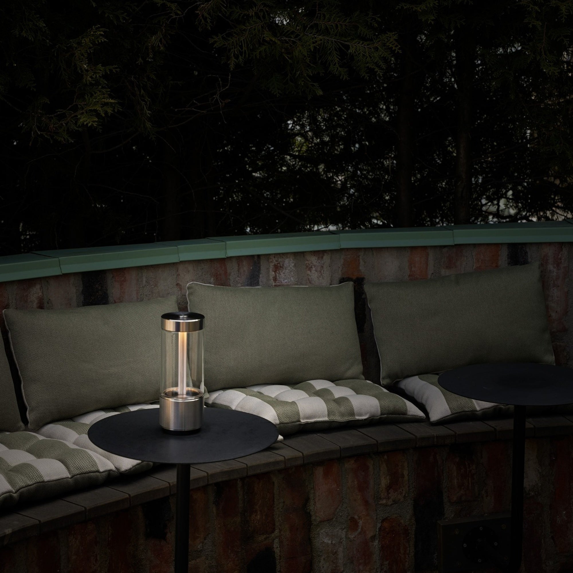 Buster + Punch Takeout Portable LED Table Light - Cross Knurl Detail