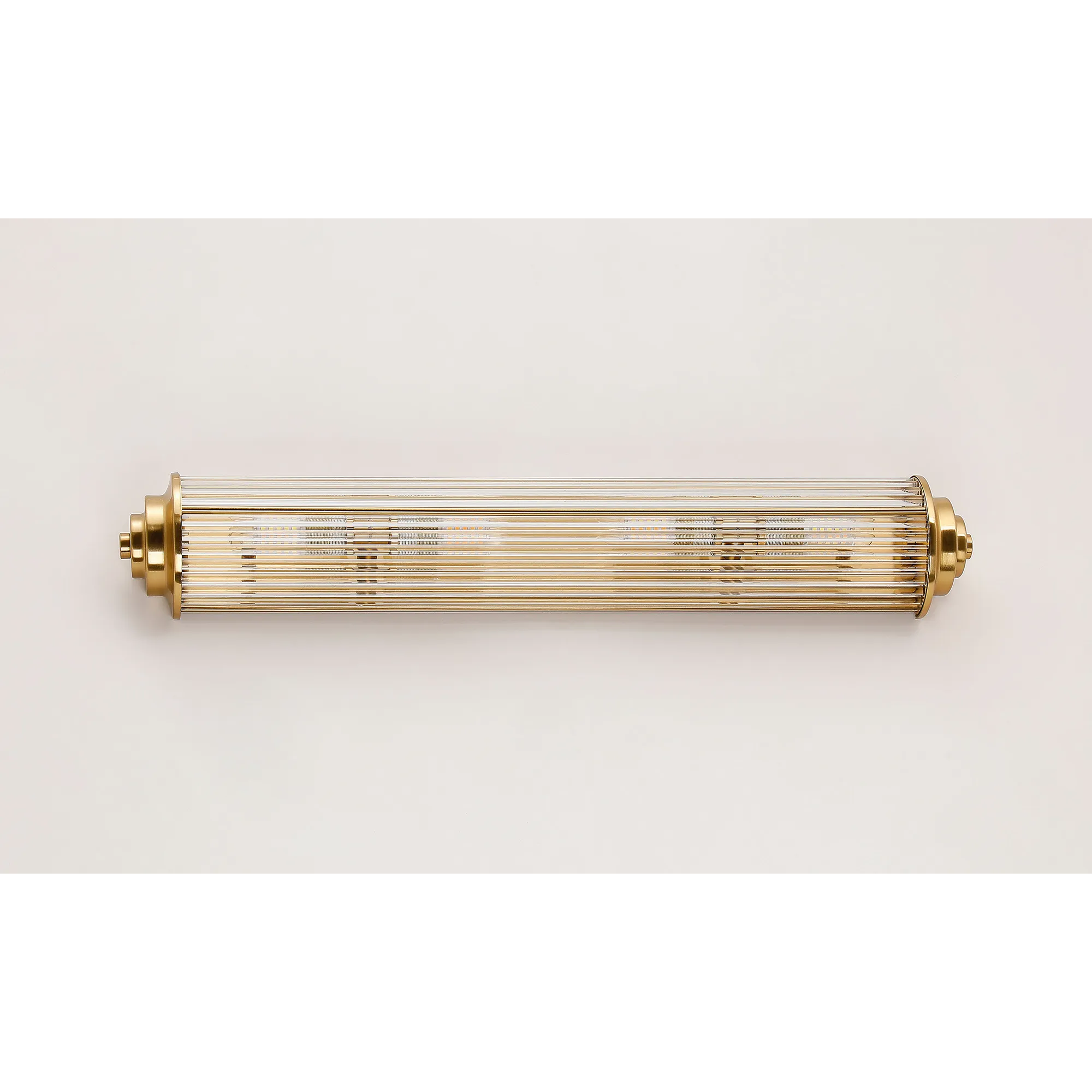 Fabula Wedgewood Large 4 Light Glass Rod Wall Light G9 IP44 - Gold