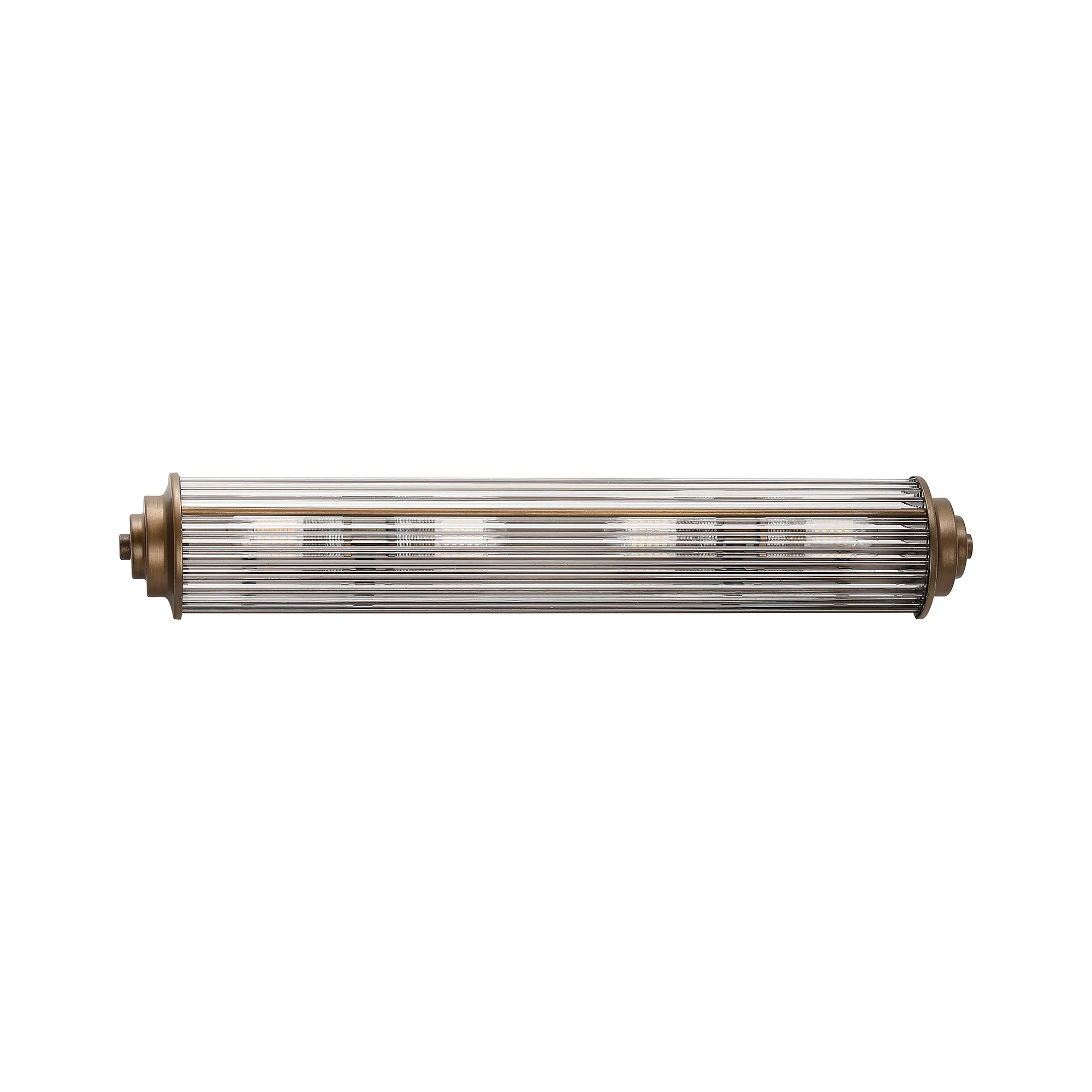 Fabula Wedgewood Large 4 Light Glass Rod Wall Light G9 IP44 - Bronze