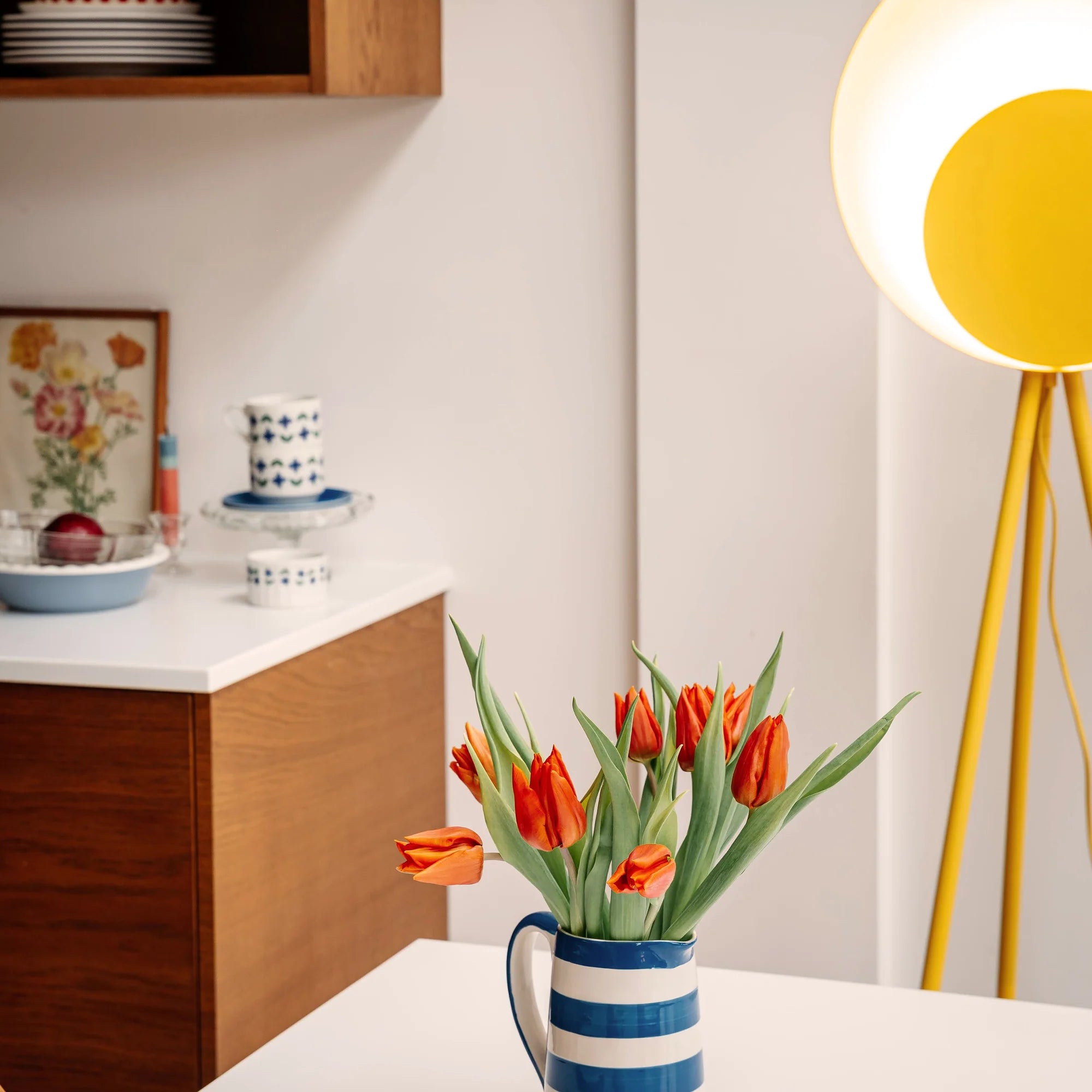houseof. Diffuser Floor Lamp - Yolk Yellow