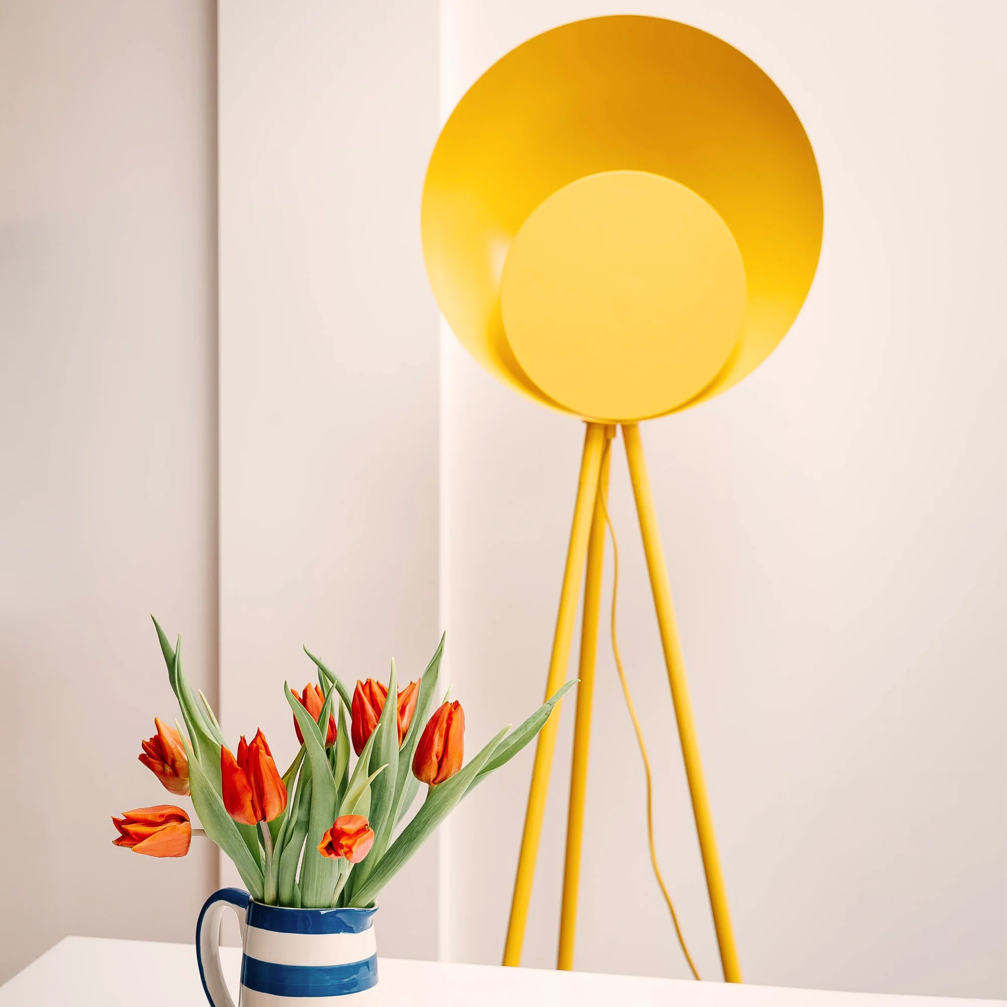 houseof. Diffuser Floor Lamp - Yolk Yellow