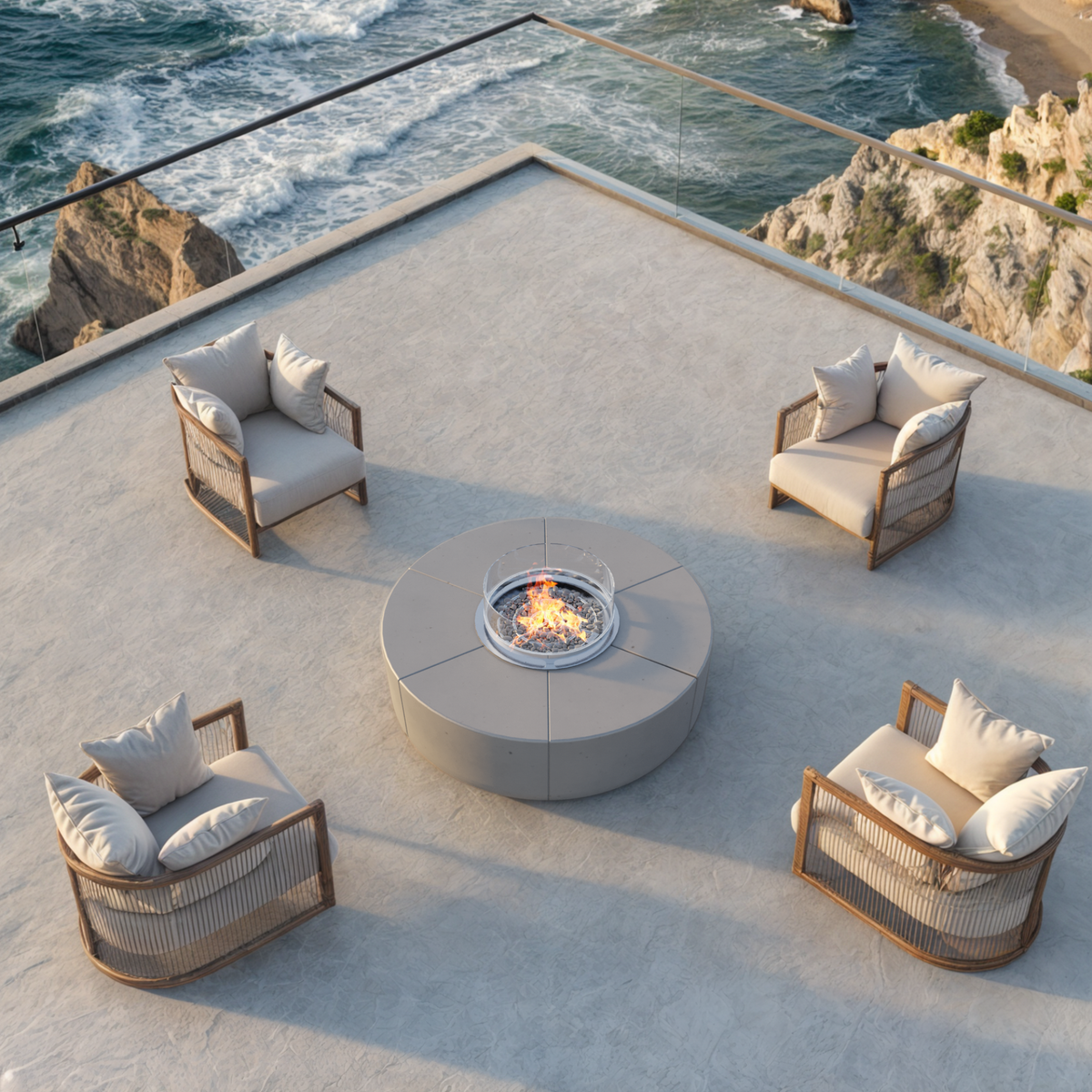 Glammfire Zarzuela Outdoor Fire Pit