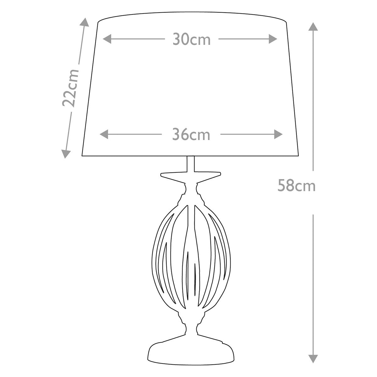 Elstead Aegean Single Table Lamp - Aged Brass